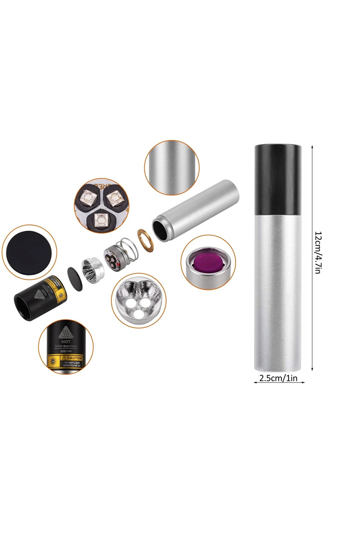 Ahmed G&uuml;venal Ti̇caret Profesyonel Uv Işıklı Para Kontrol Kalemi̇ - Anında G&uuml;venli̇k Doğrulaması