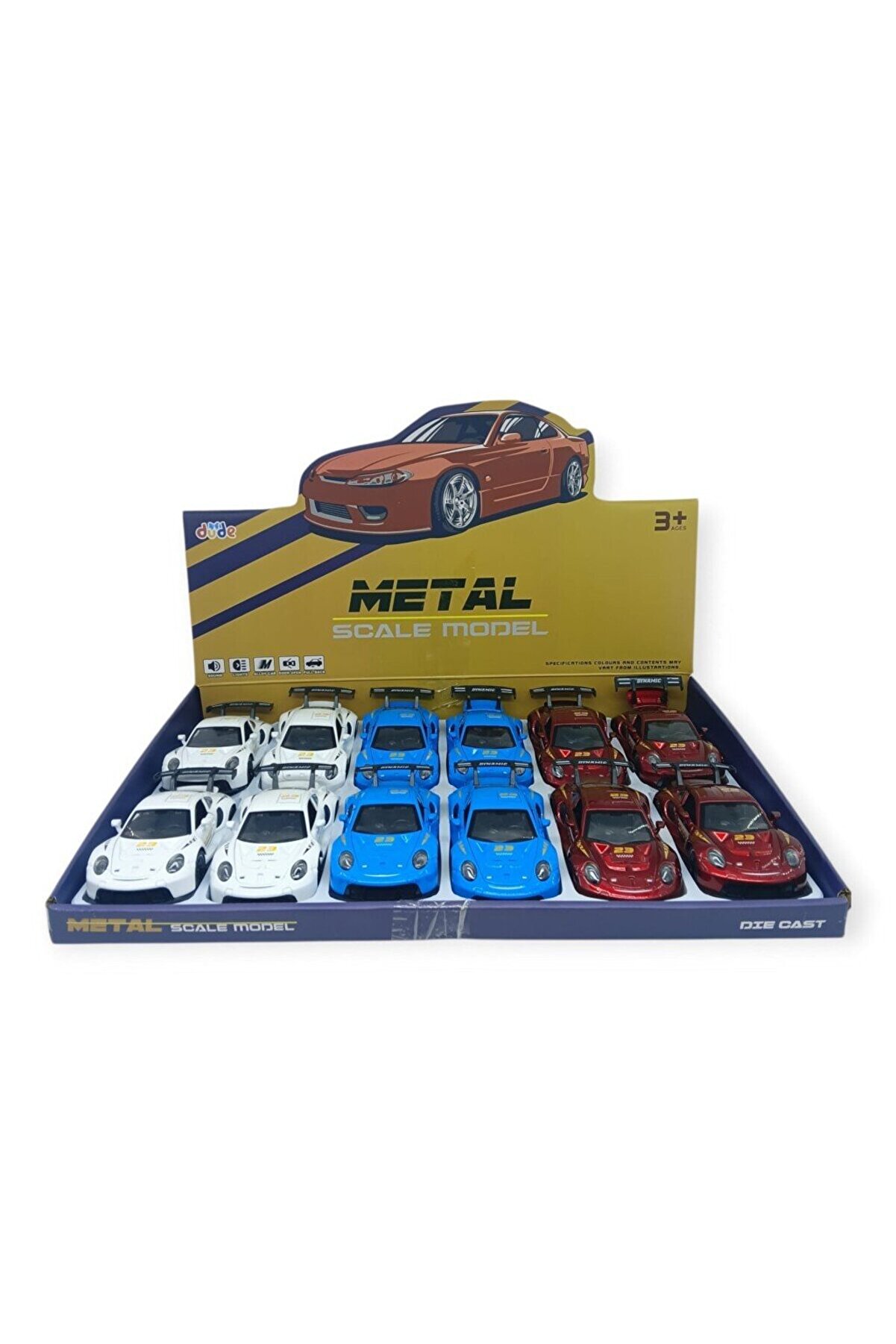 Ethab Ti̇caret - &Ccedil;/B Sesli̇ Işıklı Porsche Araba 1 Adet