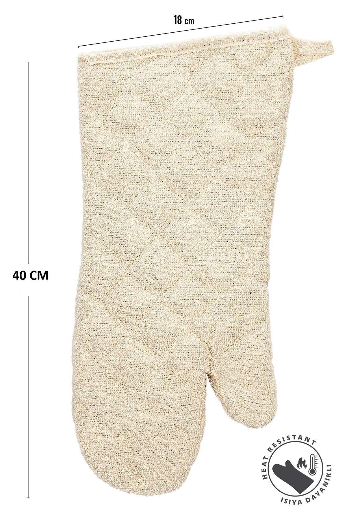 Ethab Ti̇caret Fırın Eldi̇veni̇ Isıya Dalı Termo Astarlı L&uuml;x Fırın Eldi̇veni̇