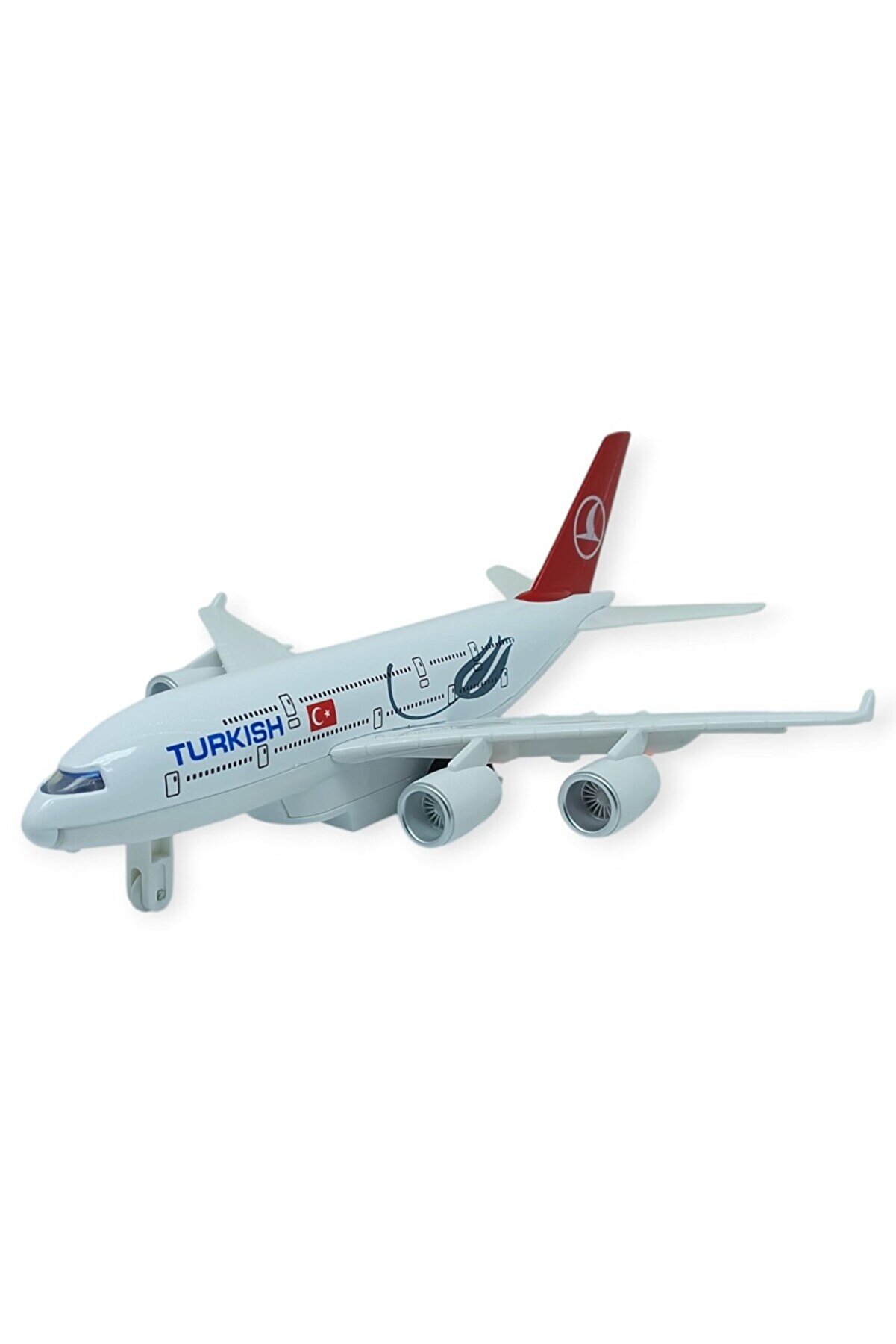 Ethab Ti̇caret &Ccedil;ek Bırak Metal Yolcu U&ccedil;ağı - 21 Cm - B&uuml;y&uuml;k Boy