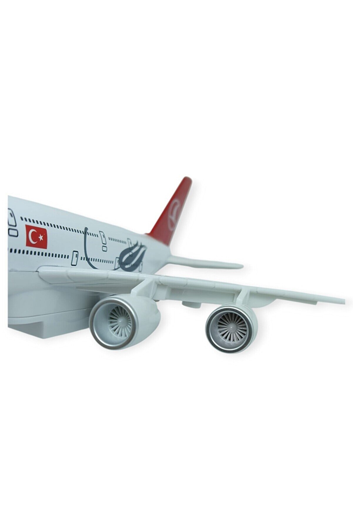 Ethab Ti̇caret &Ccedil;ek Bırak Metal Yolcu U&ccedil;ağı - 21 Cm - B&uuml;y&uuml;k Boy