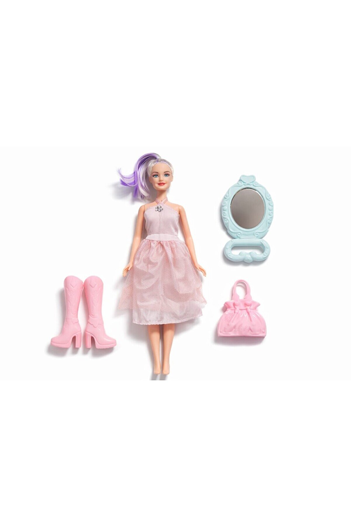 Ethab Ti̇caret Moda Seti̇ - Aksesuarlı 30 Cm Bebek Seti̇