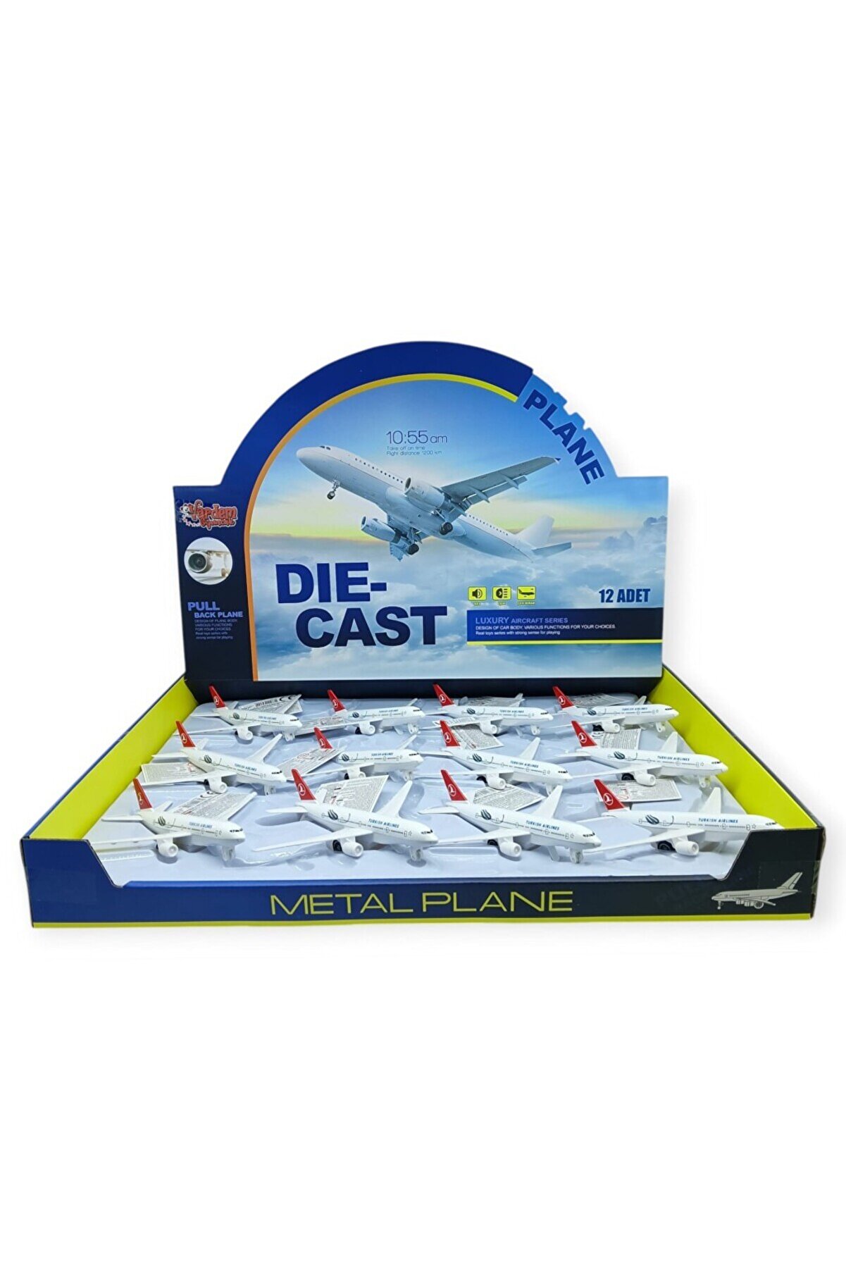 Ethab Ti̇caret &Ccedil;ek Bırak Işıklı Sesli̇ Yolcu U&ccedil;ak 15 Cm