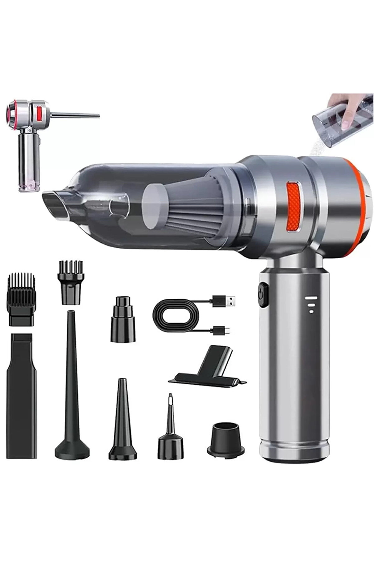 Go İthalat Ara&ccedil; S&uuml;p&uuml;rgesi̇ Kablosuz El S&uuml;p&uuml;rgesi̇ &ndash; 16000 Pa Fır&ccedil;asız Motor