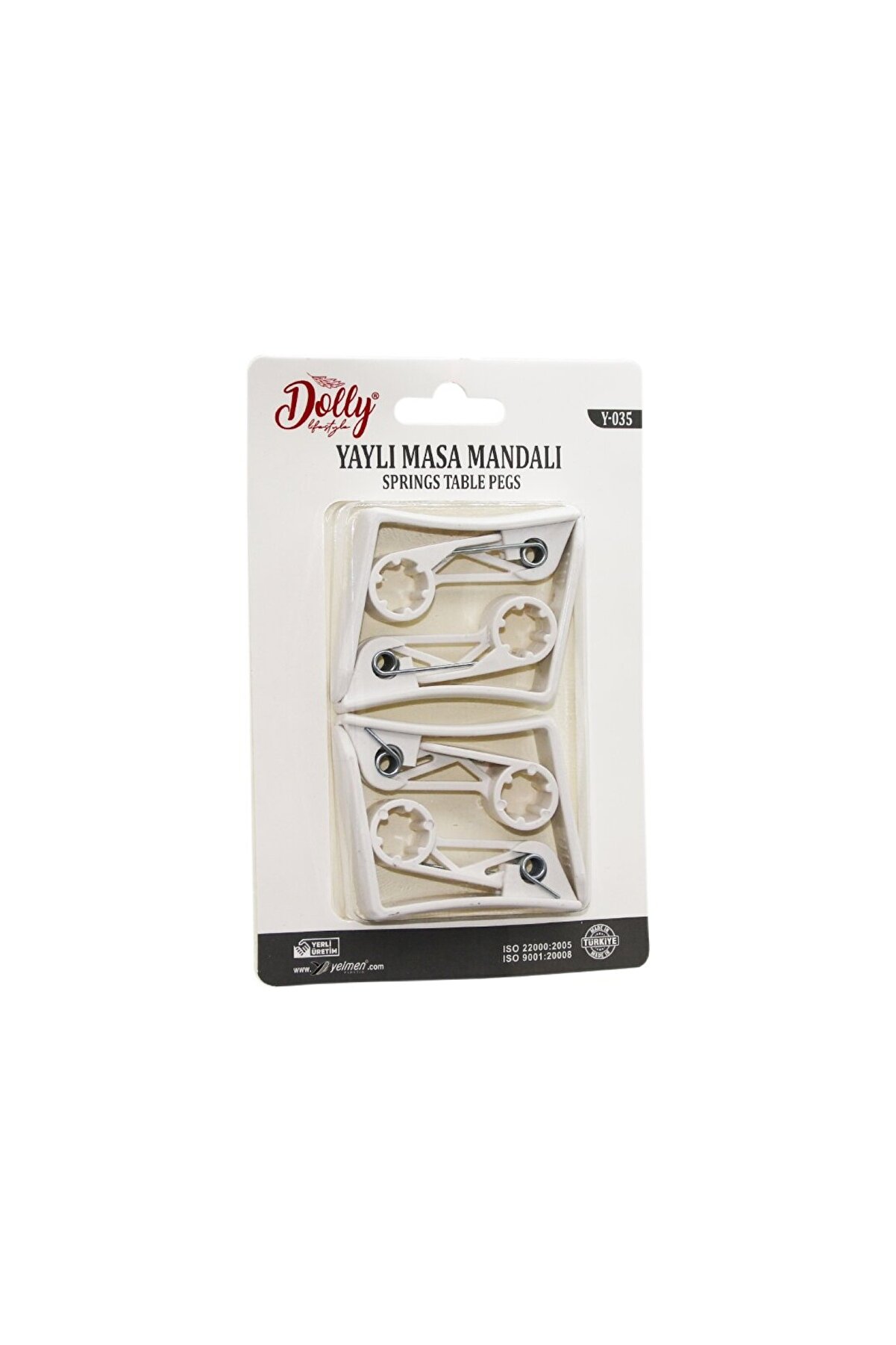 Go İthalat 4 Par&ccedil;a Plasti̇k - Yaylı Masa &Ouml;rt&uuml;s&uuml; Mandalı Kıskacı