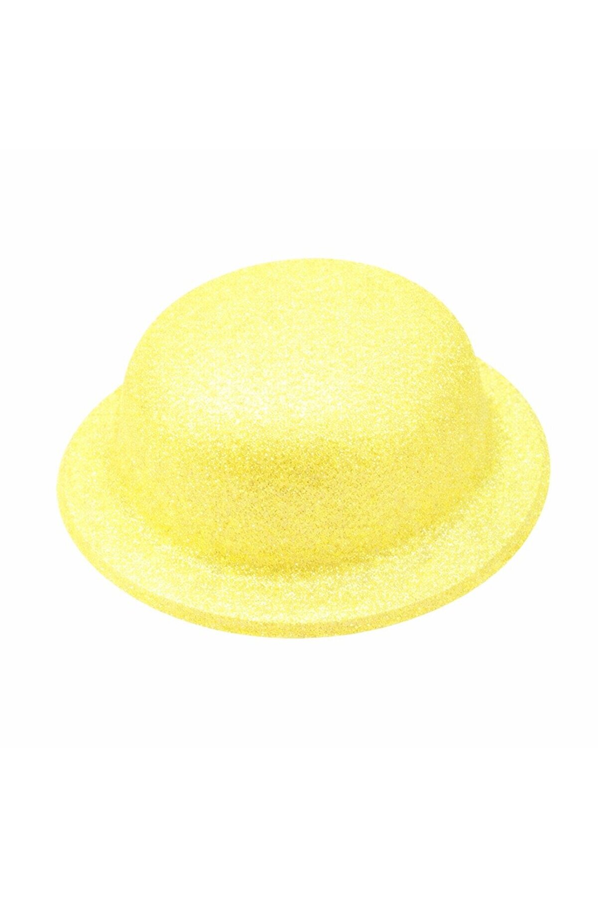 Ethab Ti̇caret Sarı Si̇mli̇ Melon Şapka | İnce Plasti̇k Gli̇tter Yeti̇şki̇n Parti̇ Şapkası