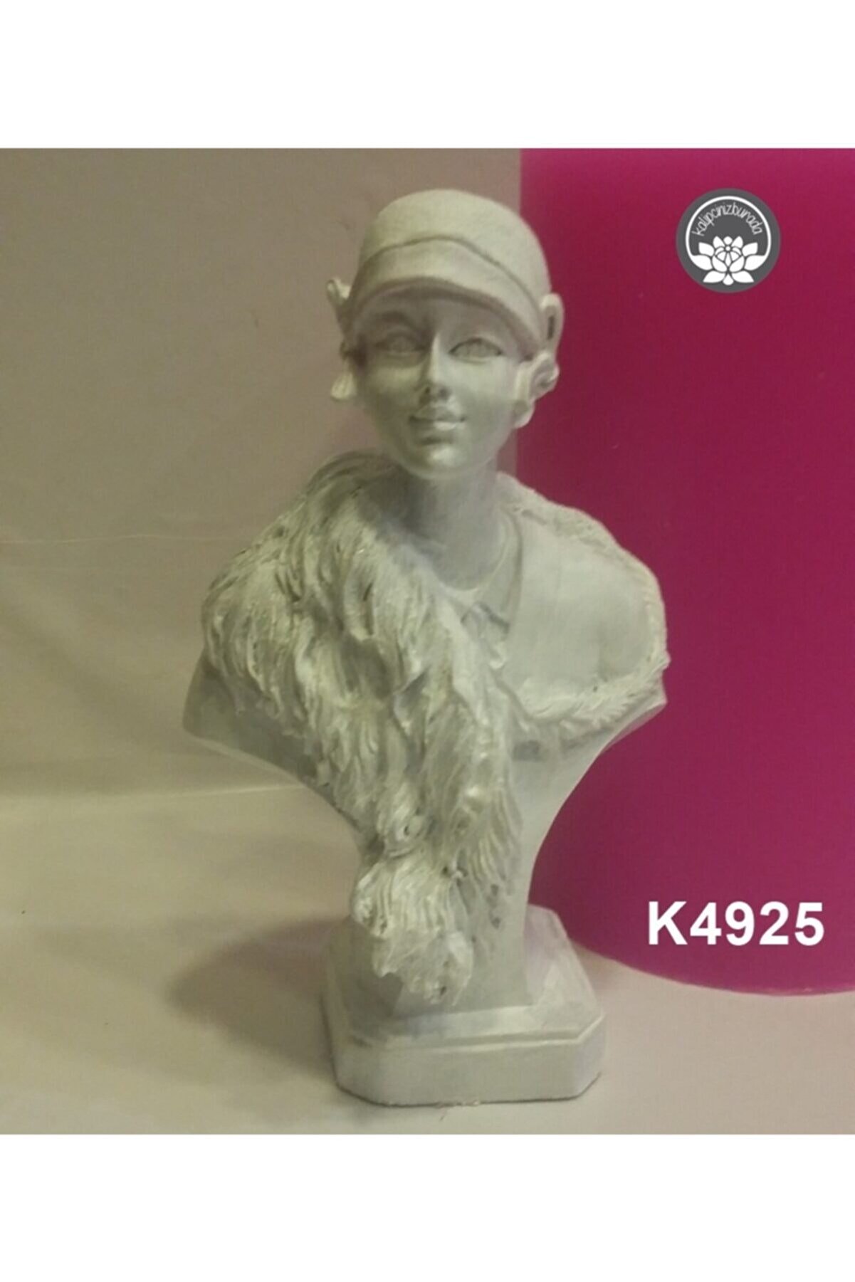 Kalıpcınızburada Kürklü Kadın Bi̇blo Si̇li̇kon Kalıp