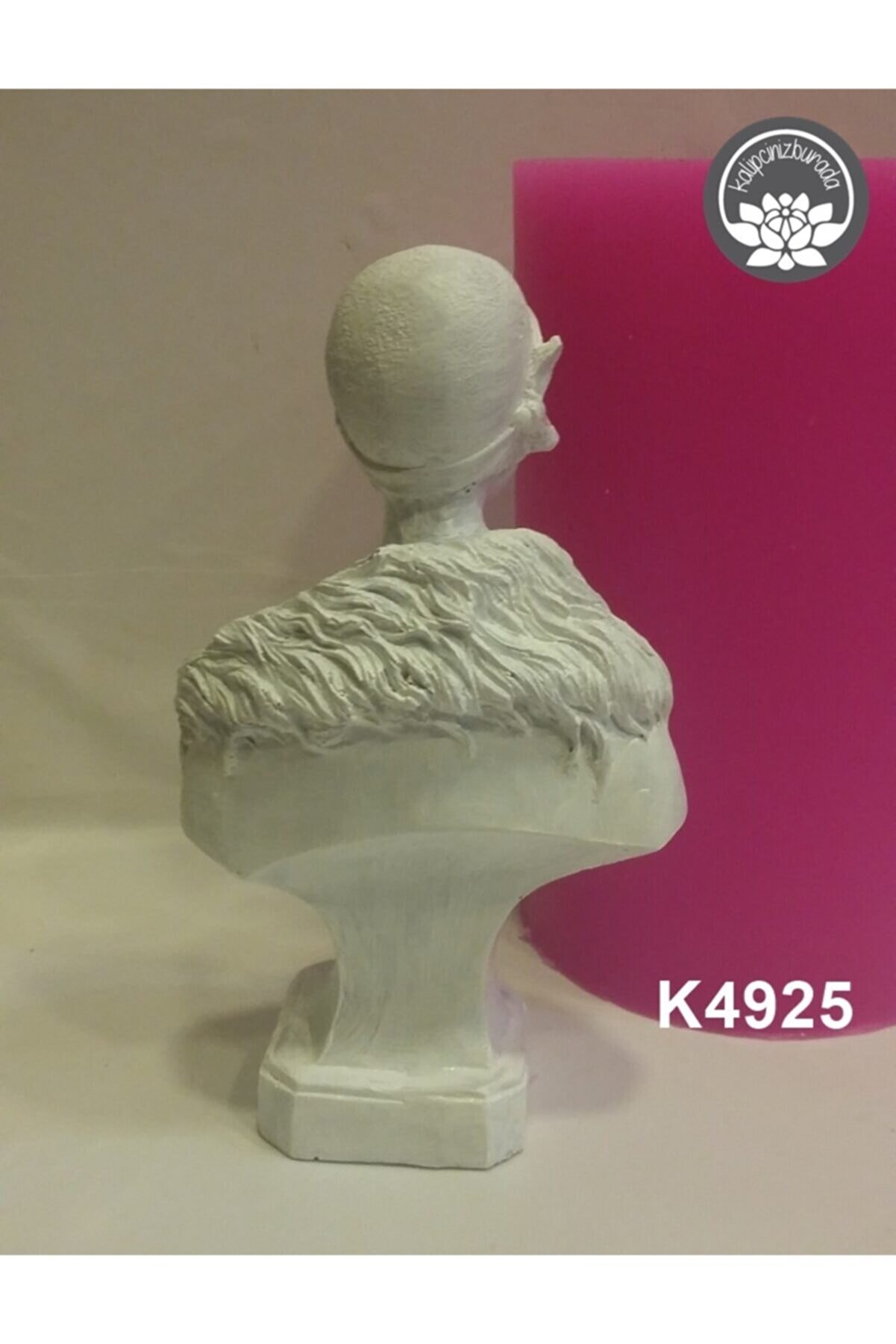 Kalıpcınızburada Kürklü Kadın Bi̇blo Si̇li̇kon Kalıp