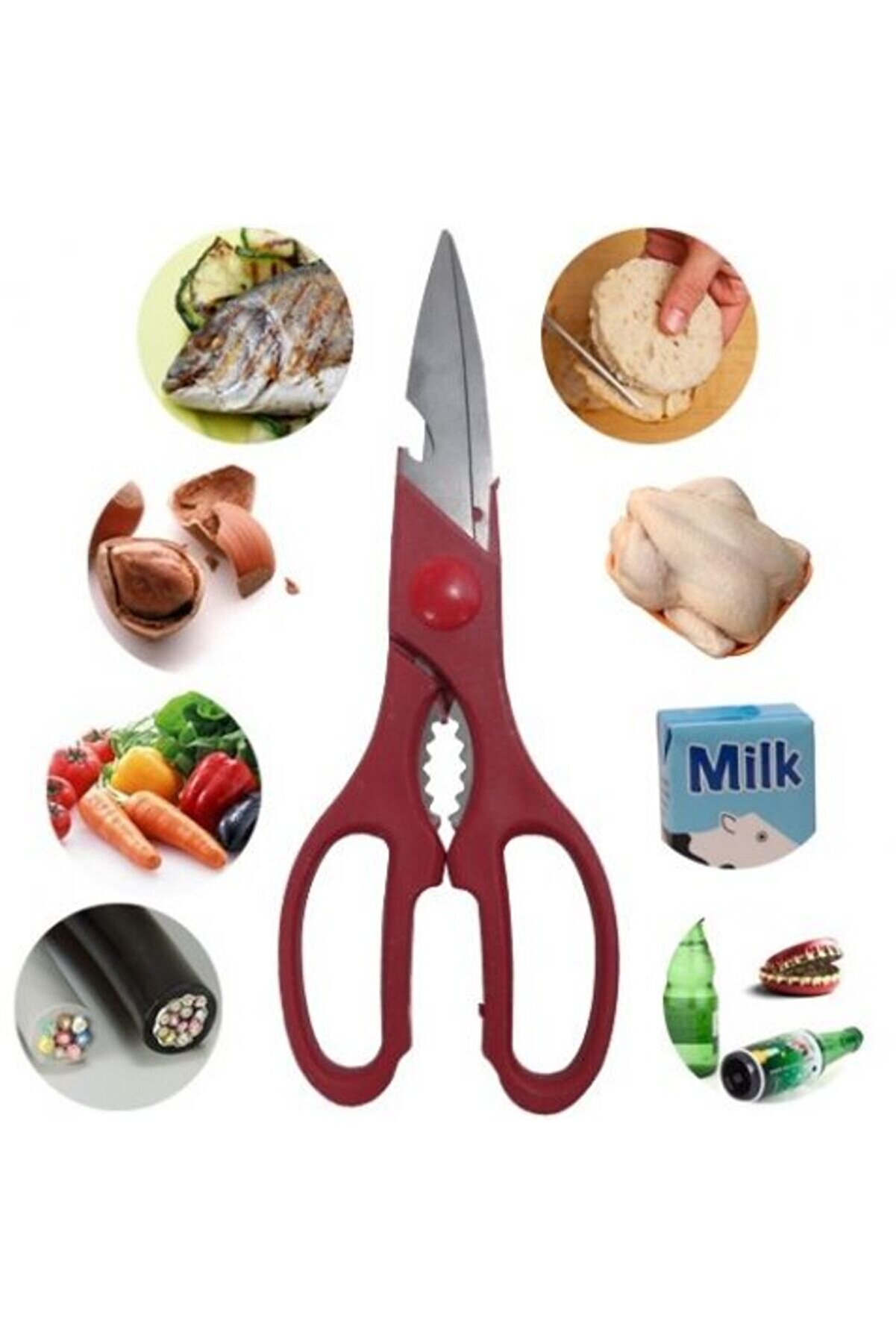 Mcm Group 8 Fonksi̇yonlu Si̇hi̇rli̇ Makas