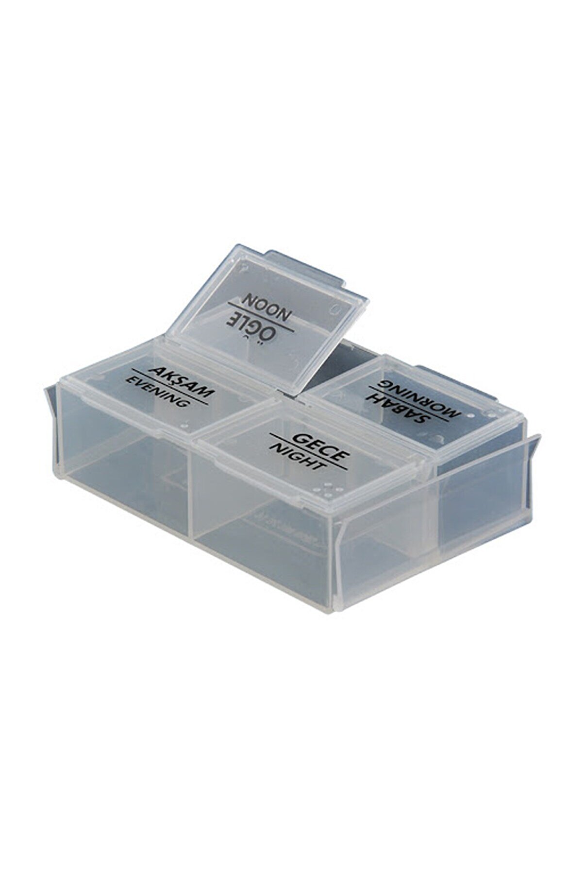 İlayteksti̇l 4 B&ouml;lmeli̇ G&uuml;nl&uuml;k İla&ccedil; Saklama Kutusu