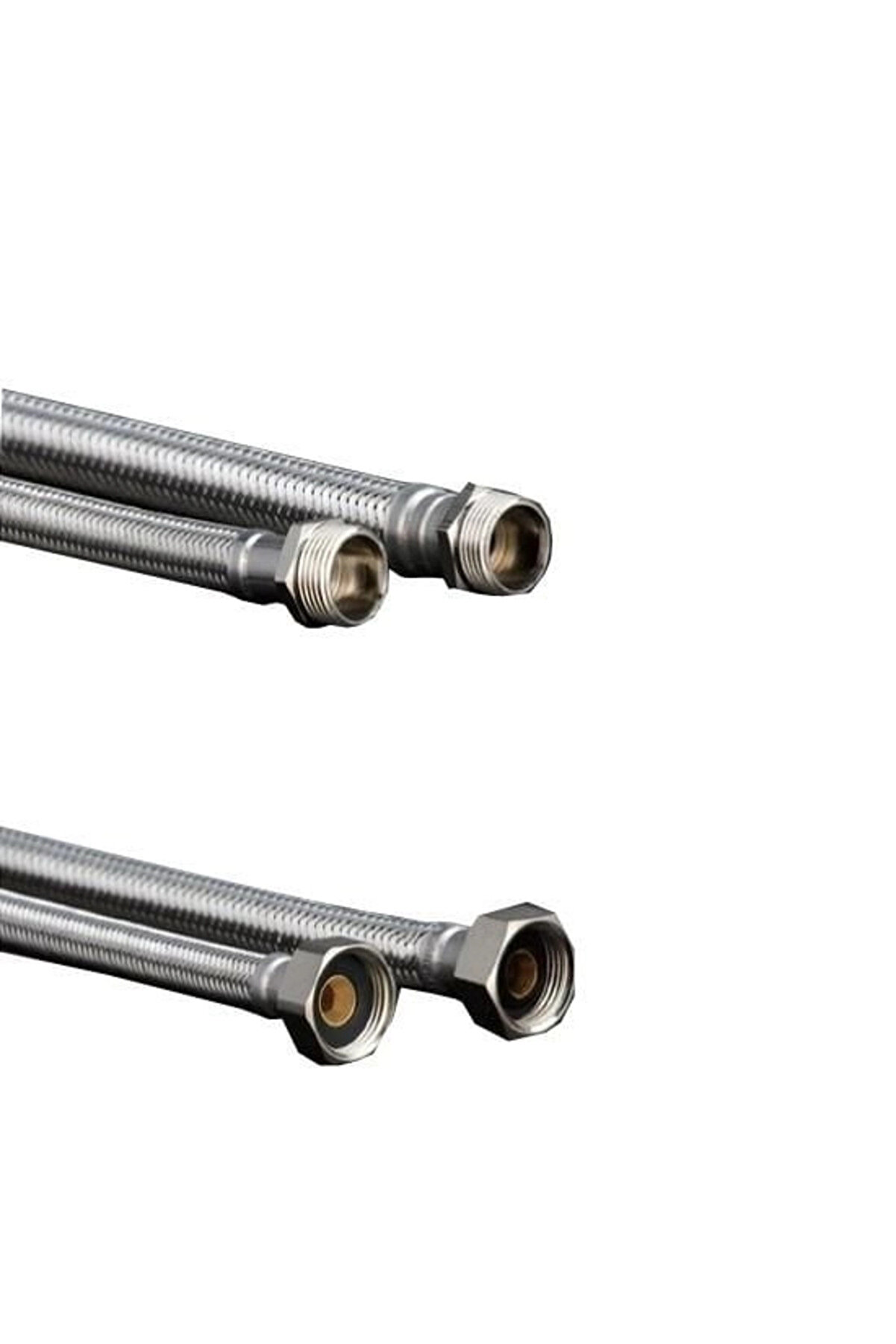 Bi̇lfold Mey İthalat&reg; 1/2X1/2 Ni̇pelli̇ Flex Hortum 30 Cm