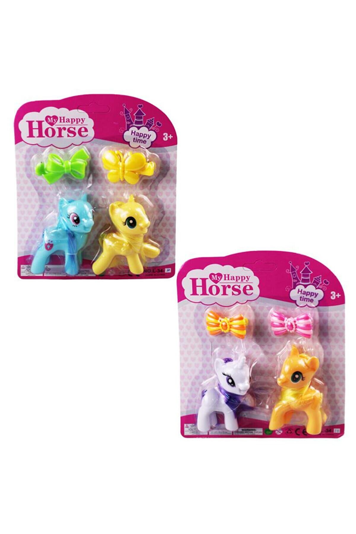 Ethab Ti̇caret - Pony 2 Li̇ Fi̇g&uuml;r Set Tokalı Kartela
