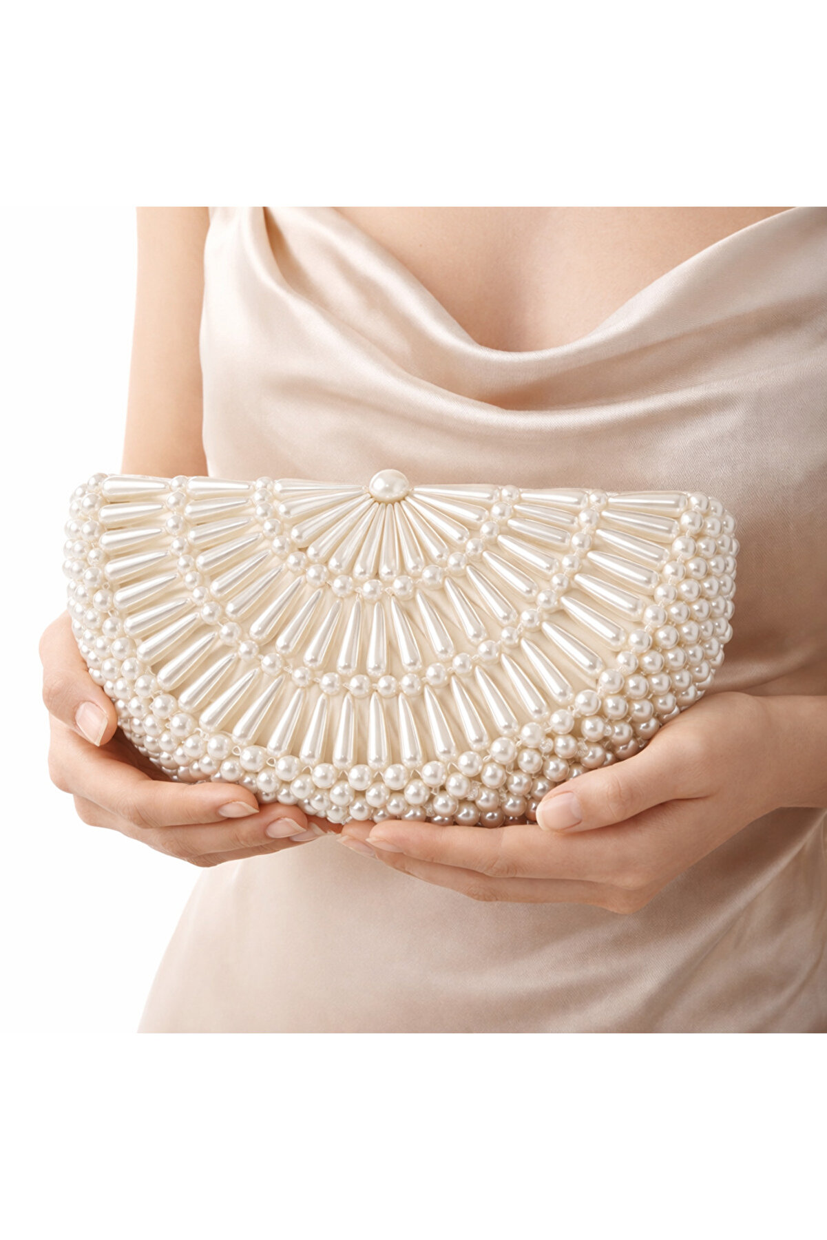 Ateli̇er Emi̇ne Clutch Pearly