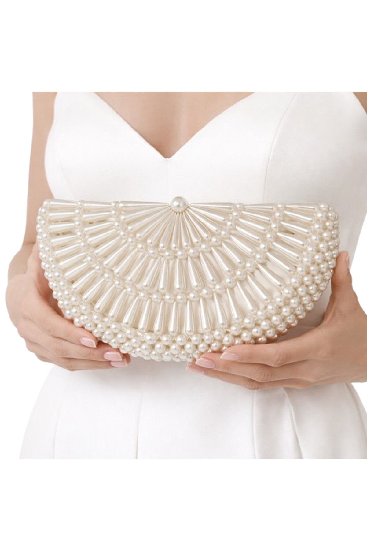 Ateli̇er Emi̇ne Clutch Pearly