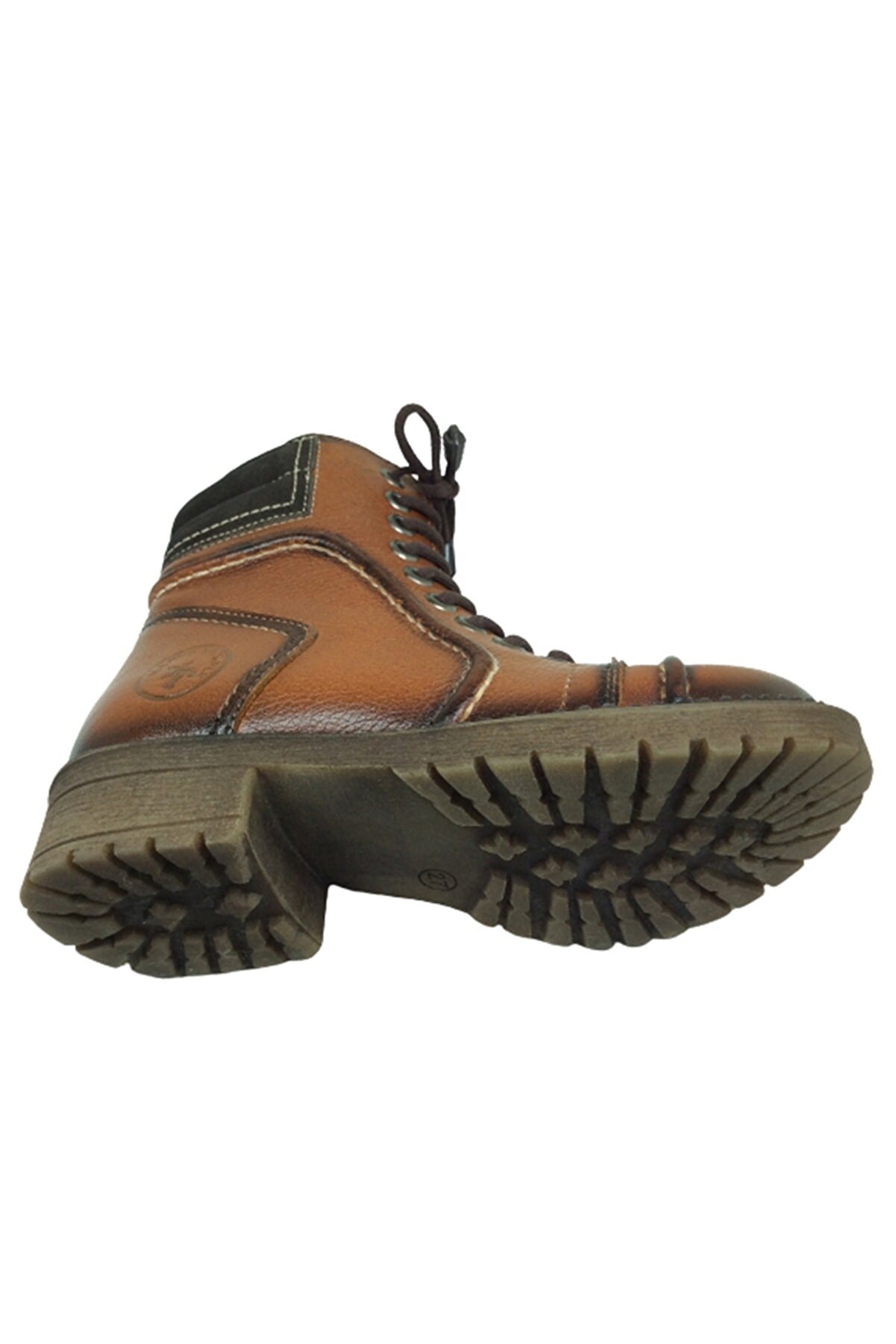 Ortopedi̇ka Pati̇k Kız Çocuk Bot Taba Bağcıklı Fermuarlı % 100 Deri̇ Ortopedi̇ka Anatomi̇k