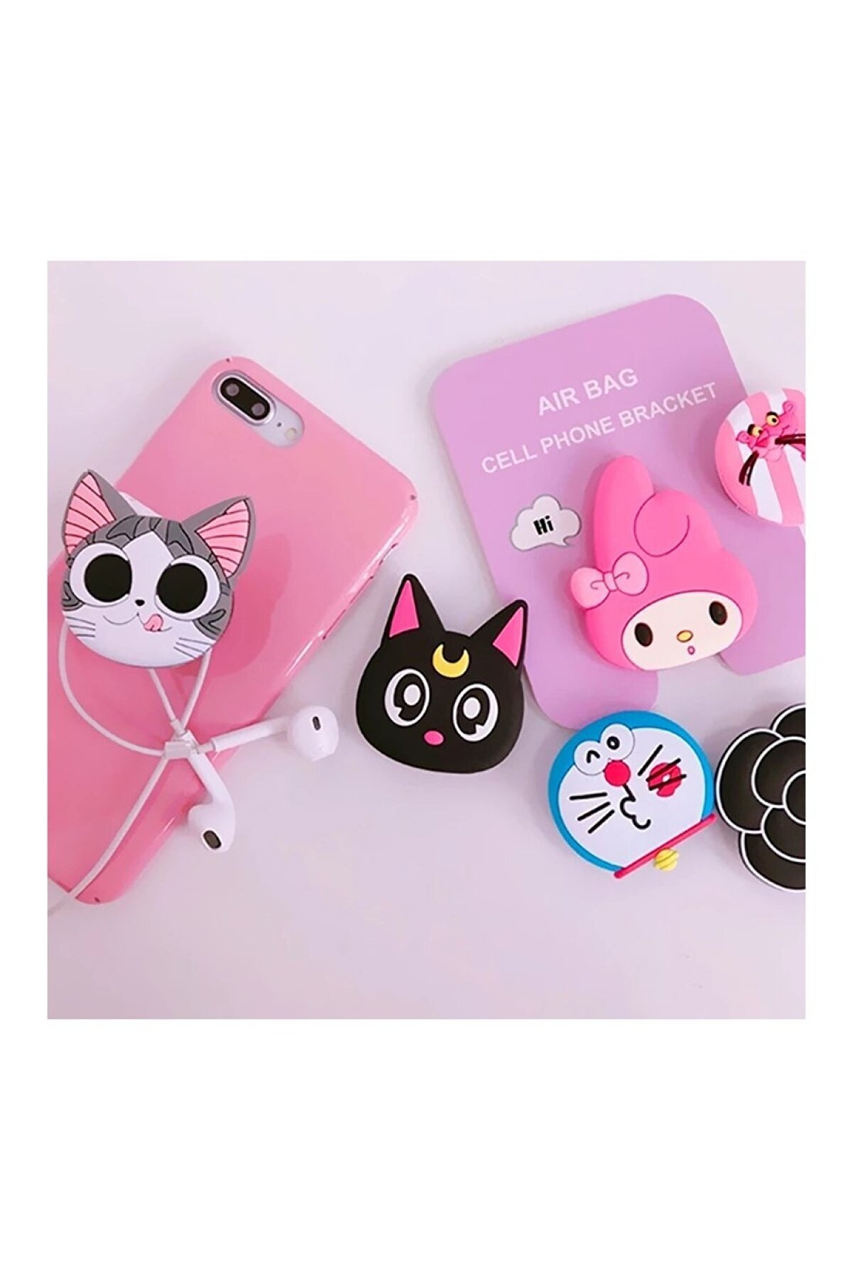 Hondep Popsocket Telefon Parmak Tutucu 3D Si̇li̇kon