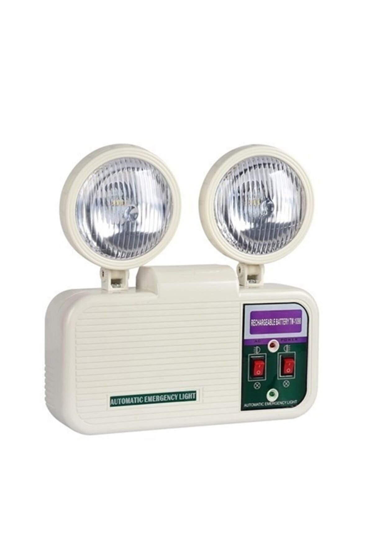 evimdeyokyok 2x9w Şarjlı Led Acil Aydınlatma Armatürü Bataryalı Şarjlı Elektrik Kesintilerinde Yangın, Deprem
