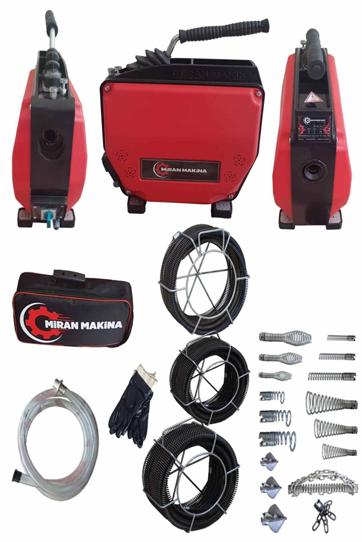 Mi̇ran Kanal Açma Maki̇nesi̇ 16-19-22 Mm Set