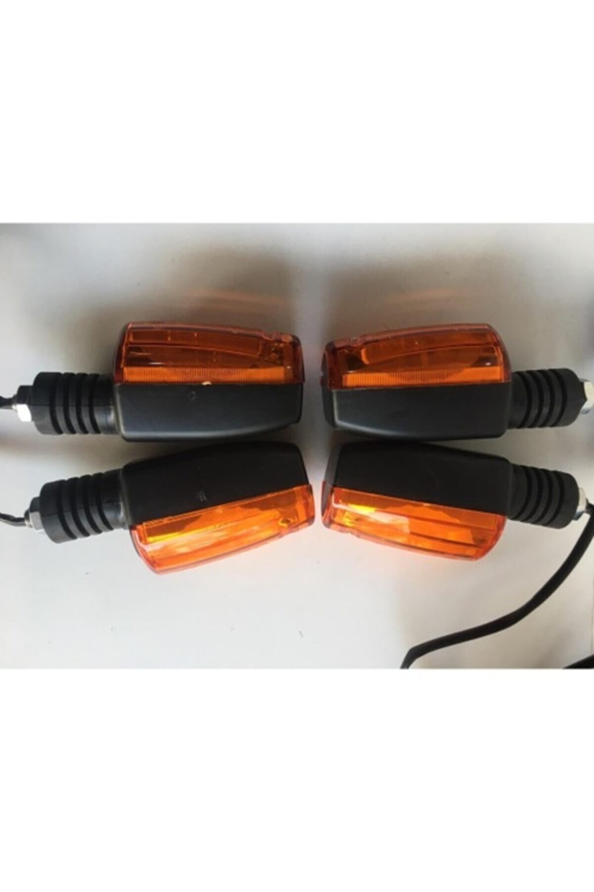 Monero Cg/Ybr 4 L&uuml; Si̇nyal Lambası Ampullu Set Sarı Camlı