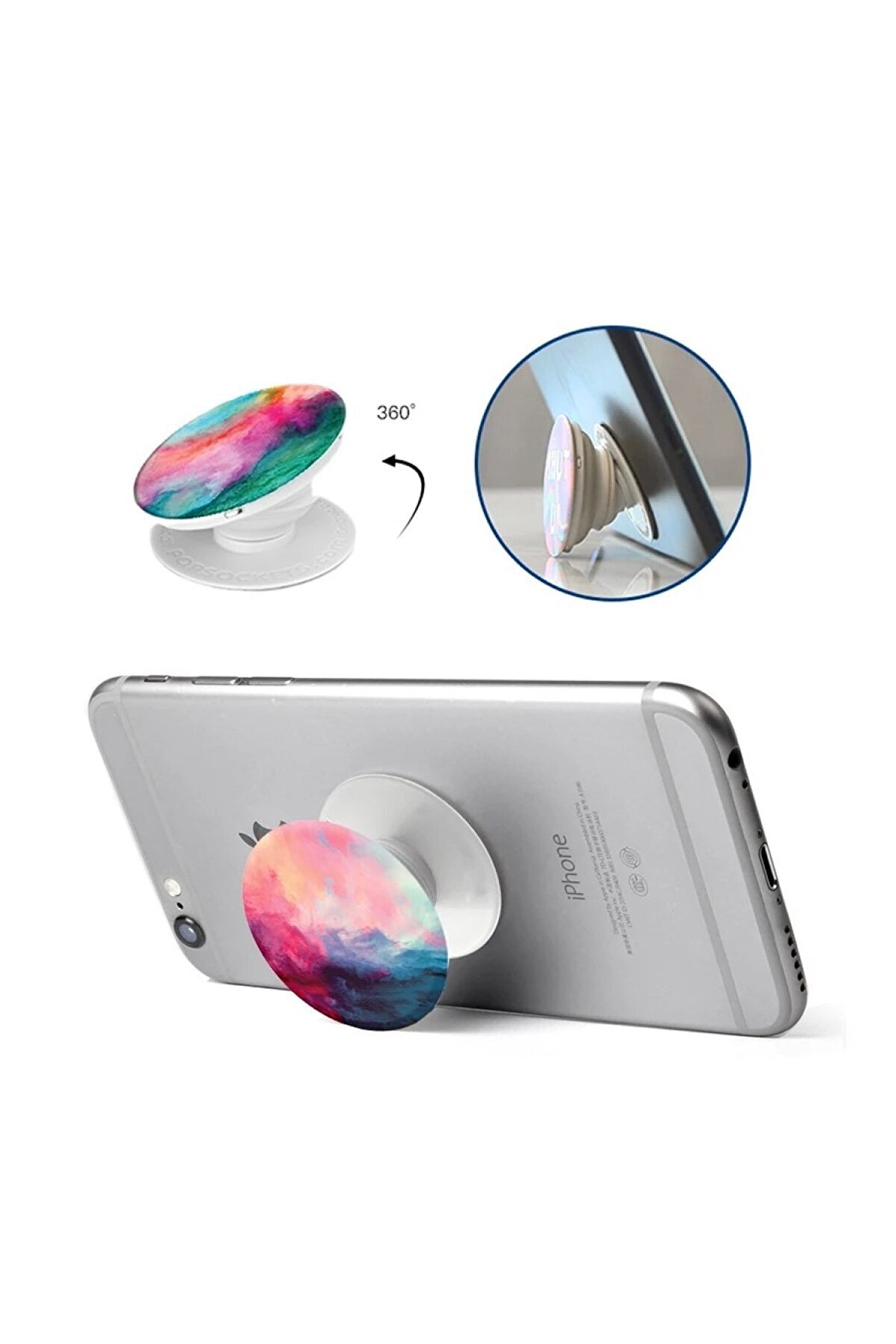 Hondep Popsocket Telefon Parmak Tutucu 3D Si̇li̇kon