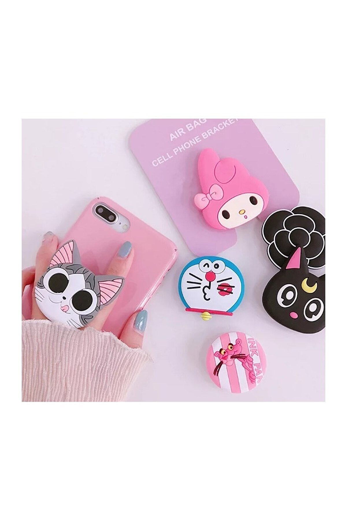 Hondep Popsocket Telefon Parmak Tutucu 3D Si̇li̇kon
