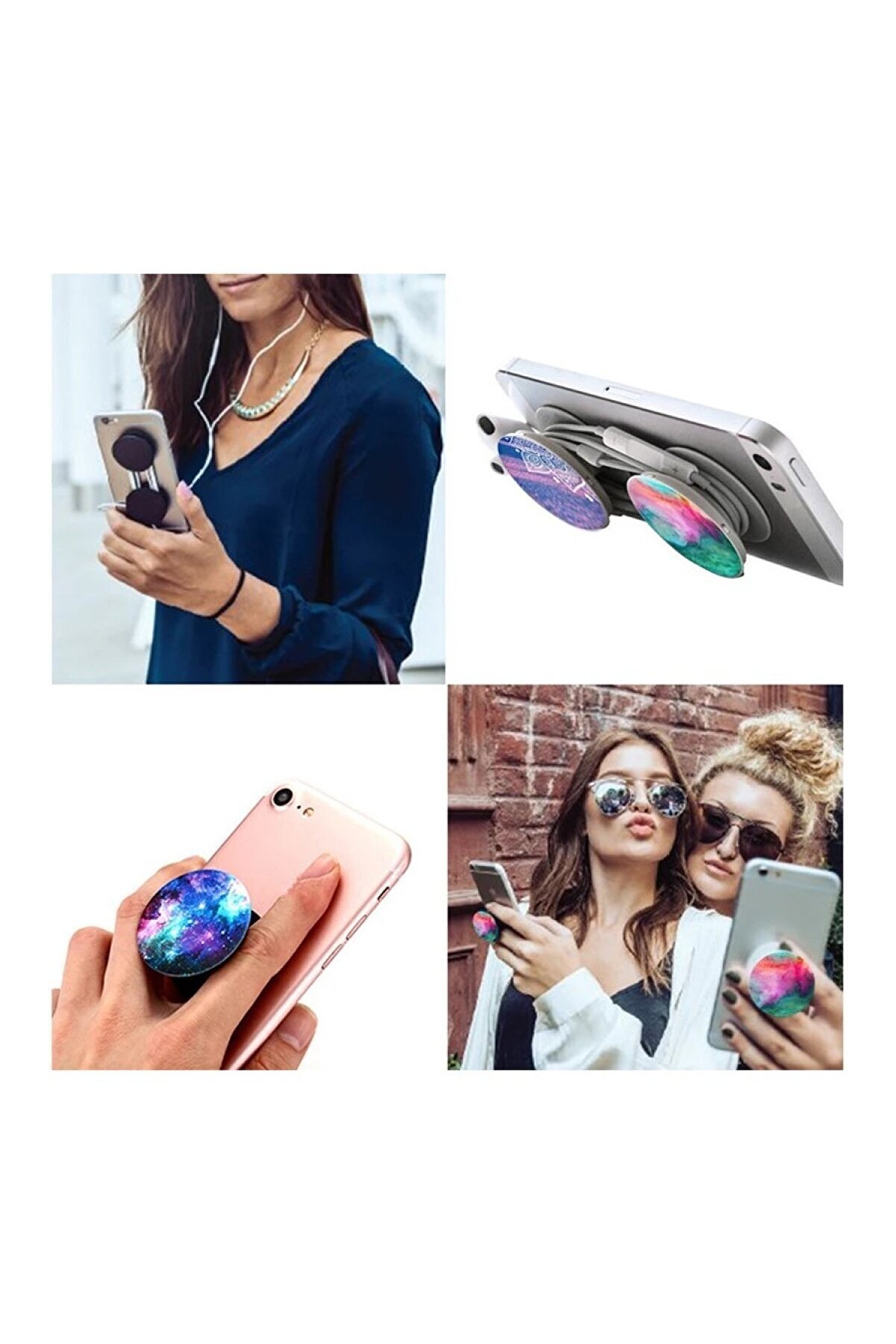 Hondep Popsocket Telefon Parmak Tutucu 3D Si̇li̇kon