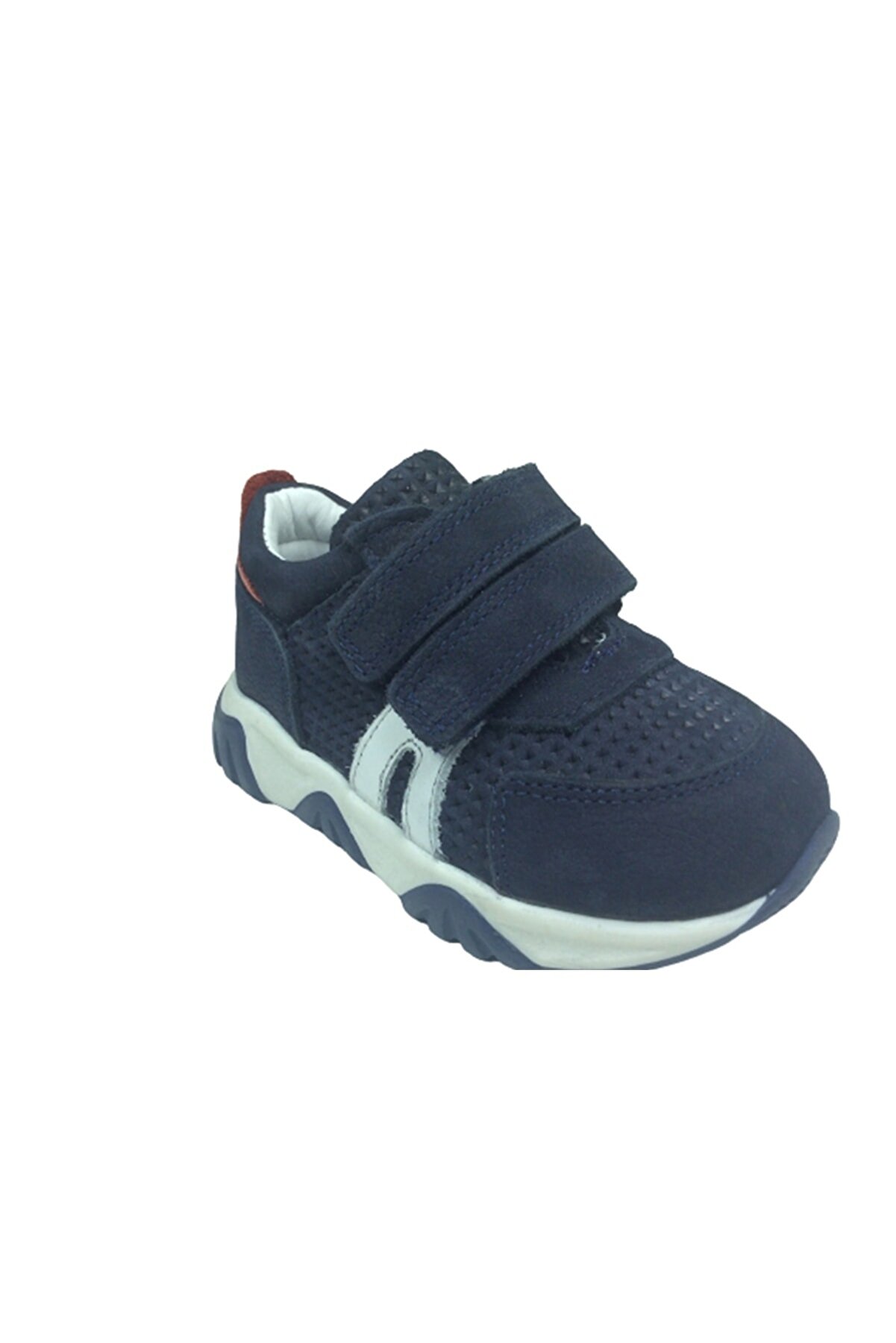 Bebe Erkek Çocuk Spor Ayakkabı Laci̇vert Cırtlı % 100 Deri̇ Anatomi̇k