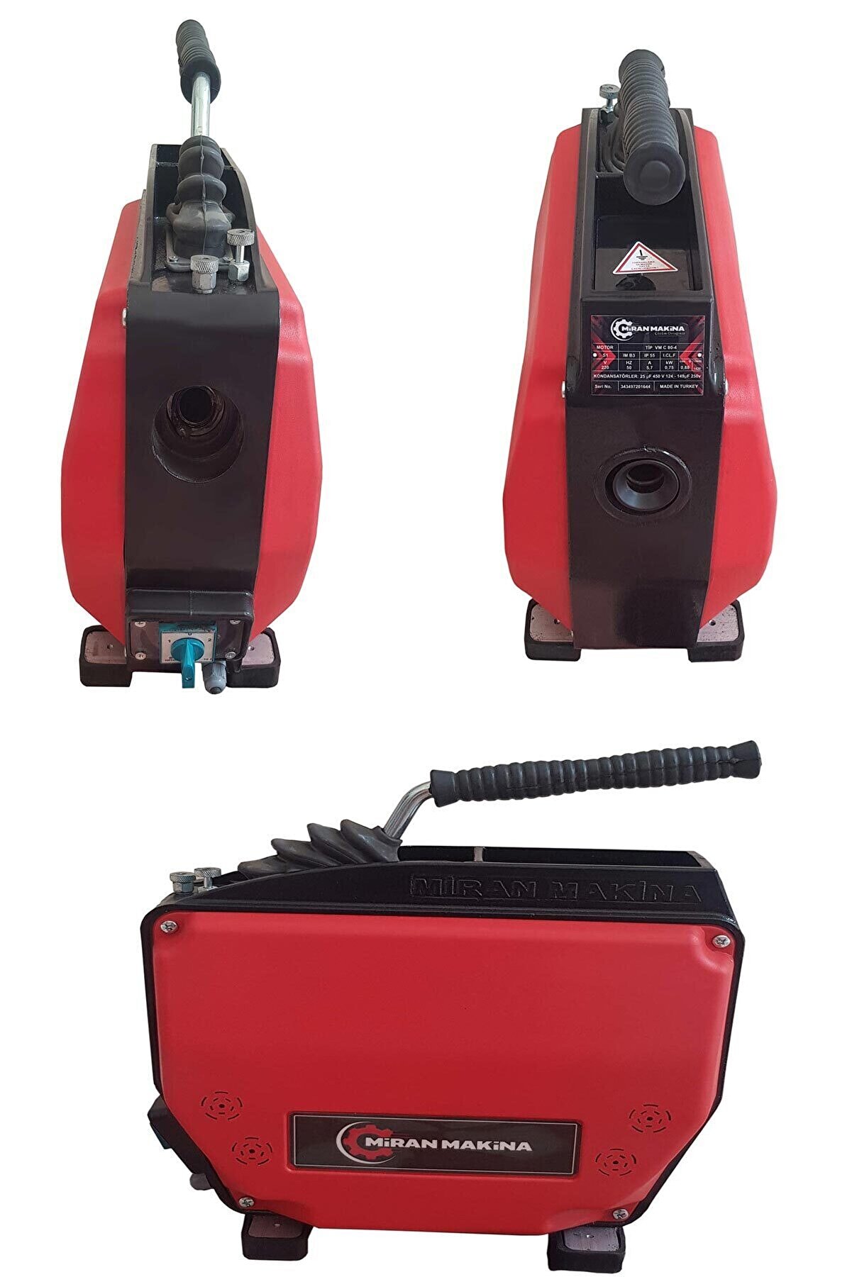 Mi̇ran Kanal Açma Maki̇nesi̇ 16-19-22 Mm Set