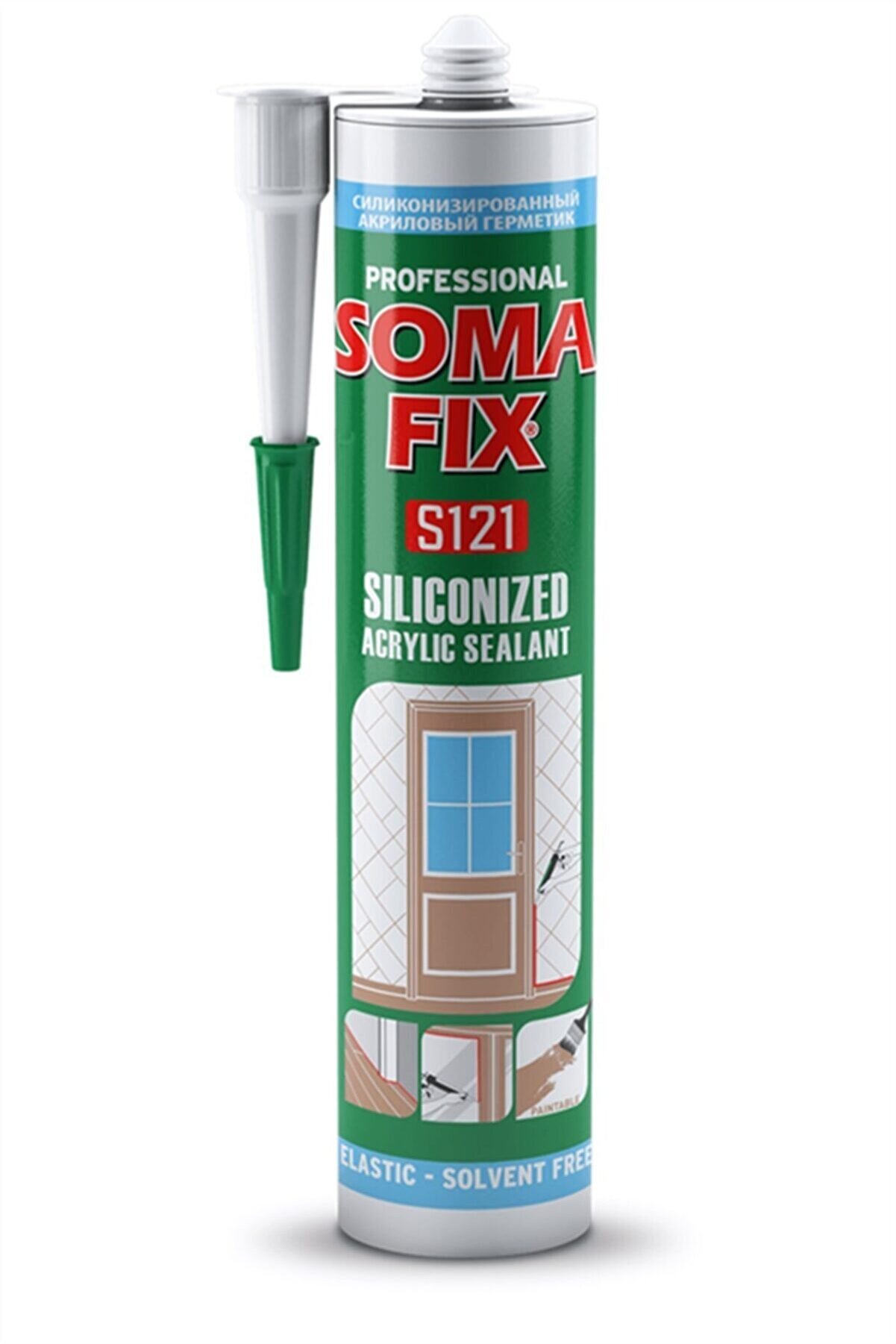 Somafi̇x Akri̇li̇k Si̇li̇koni̇ze Masti̇k 310Ml 1 Adet