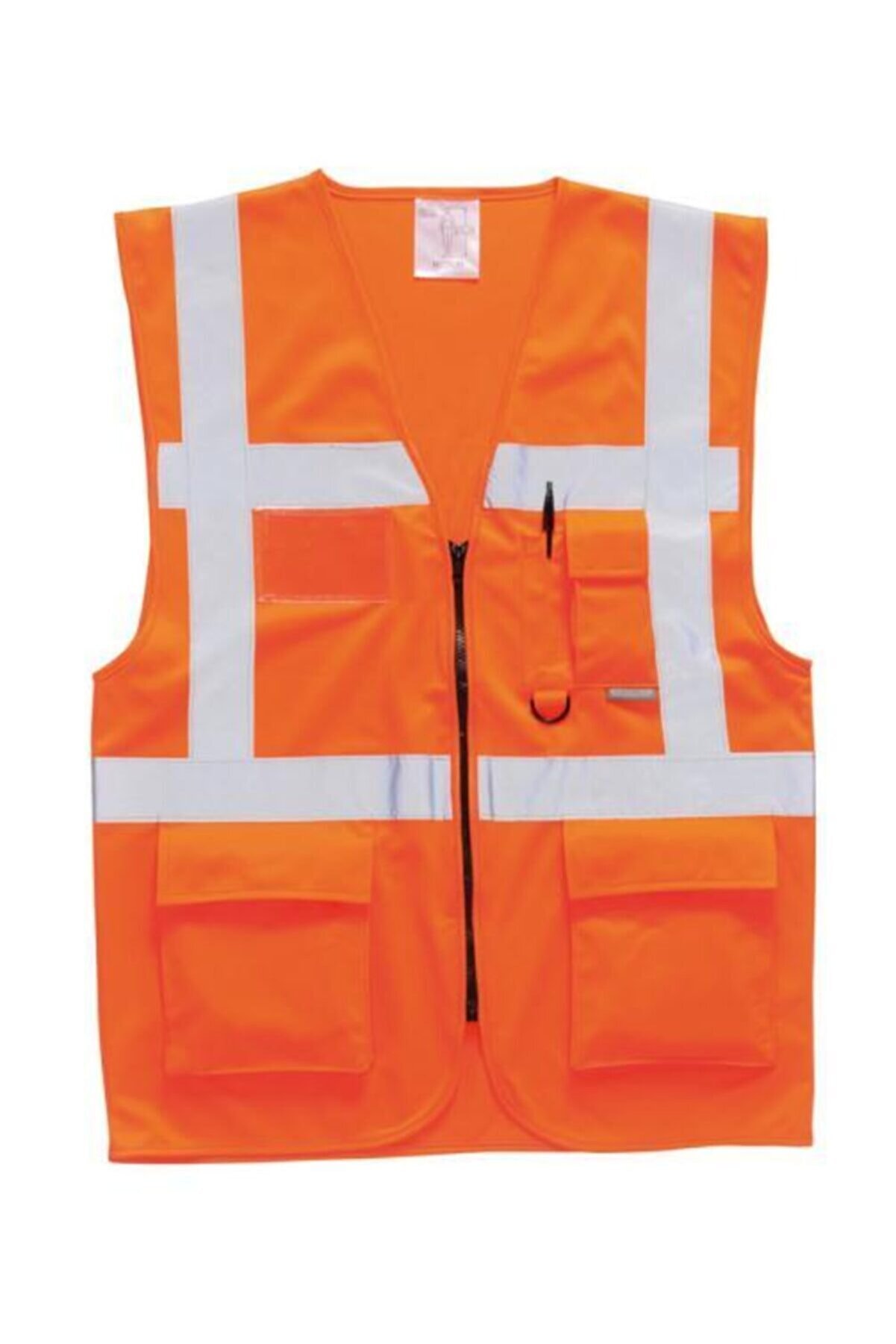 BESTGUARD Efe Iş Güvenliği Reflektörlü Ikaz Yeleği - File - Mühendis Tipi