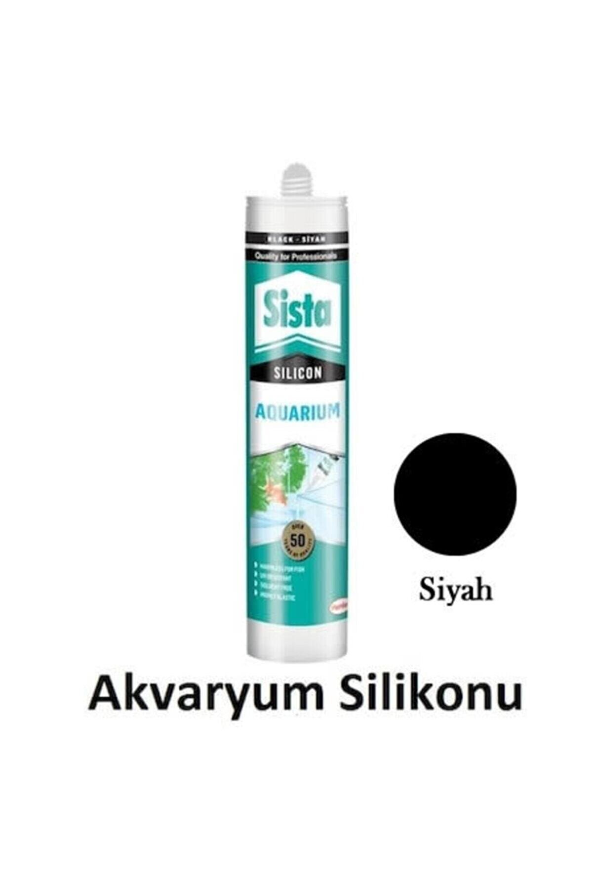 Si̇sta Akvaryum Si̇li̇konu Si̇yah 310Ml