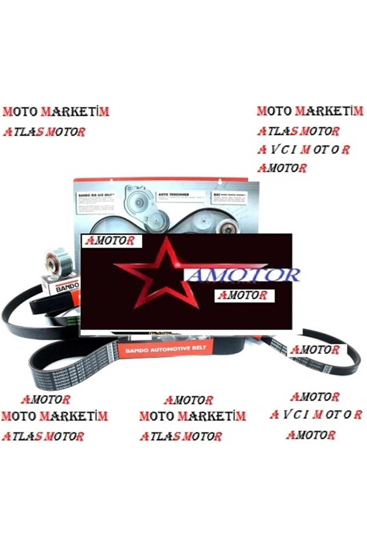 Uni̇versal Bando S19 004 Motosi̇klet Kayışı