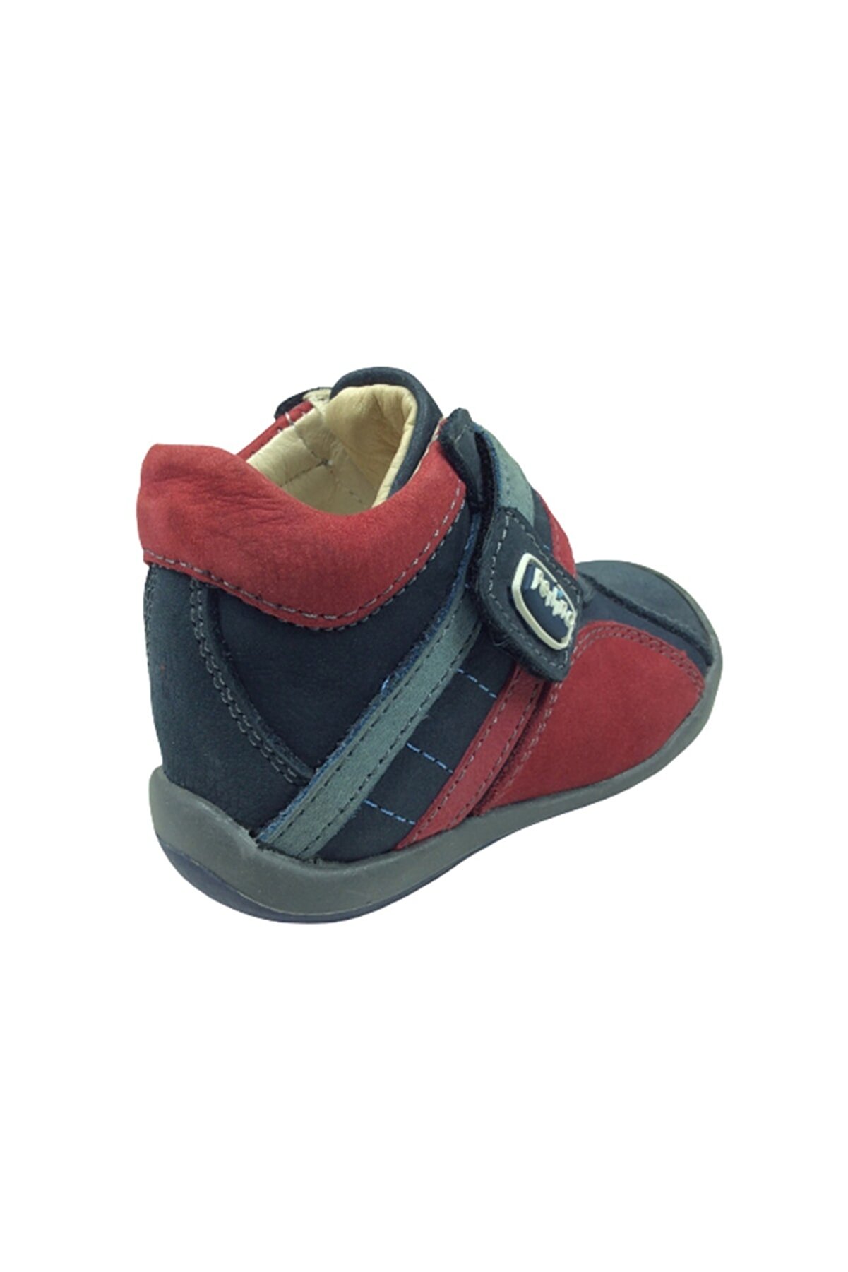 Ilkadım Erkek Çocuk Bot Laci̇vert Kalın Tek Cırtlı 153-1 Klt Deri̇ Anatomi̇k