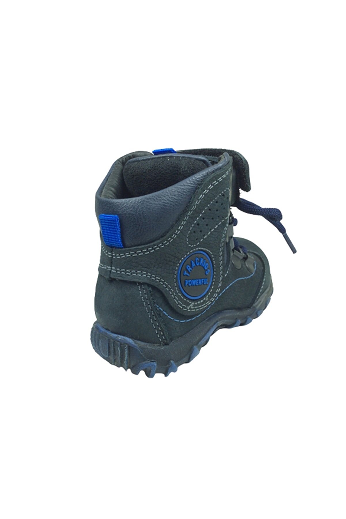 Ortopedi̇kal Tedi̇x Bebe Erkek Çocuk Bot Laci̇vert Track Bağcık Ve Cırtlı % 100 Deri̇ Anatomi̇k.