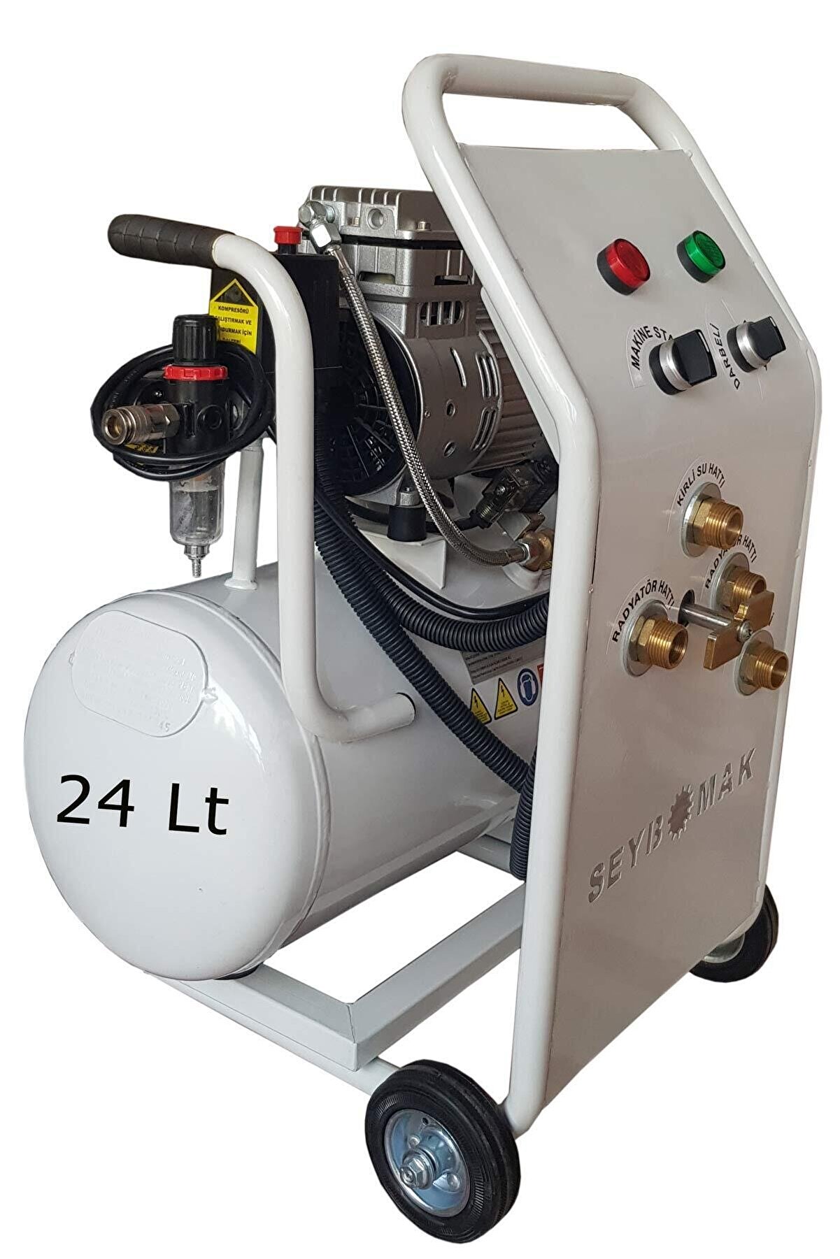 Seybomak Havalı Petek Temi̇zleme Ve Kanal Açma Maki̇nesi̇ 24 Li̇tre Çi̇ft Yönlü-Darbeli̇ Yıkama