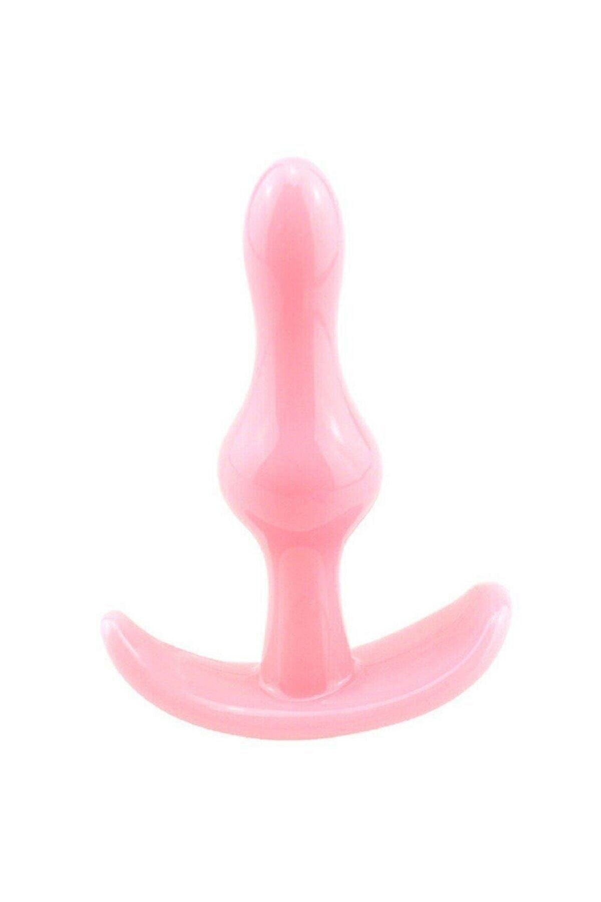 Meyrabest Mi̇ni̇ Si̇li̇kon Pembe Boğumlu Anal Plug