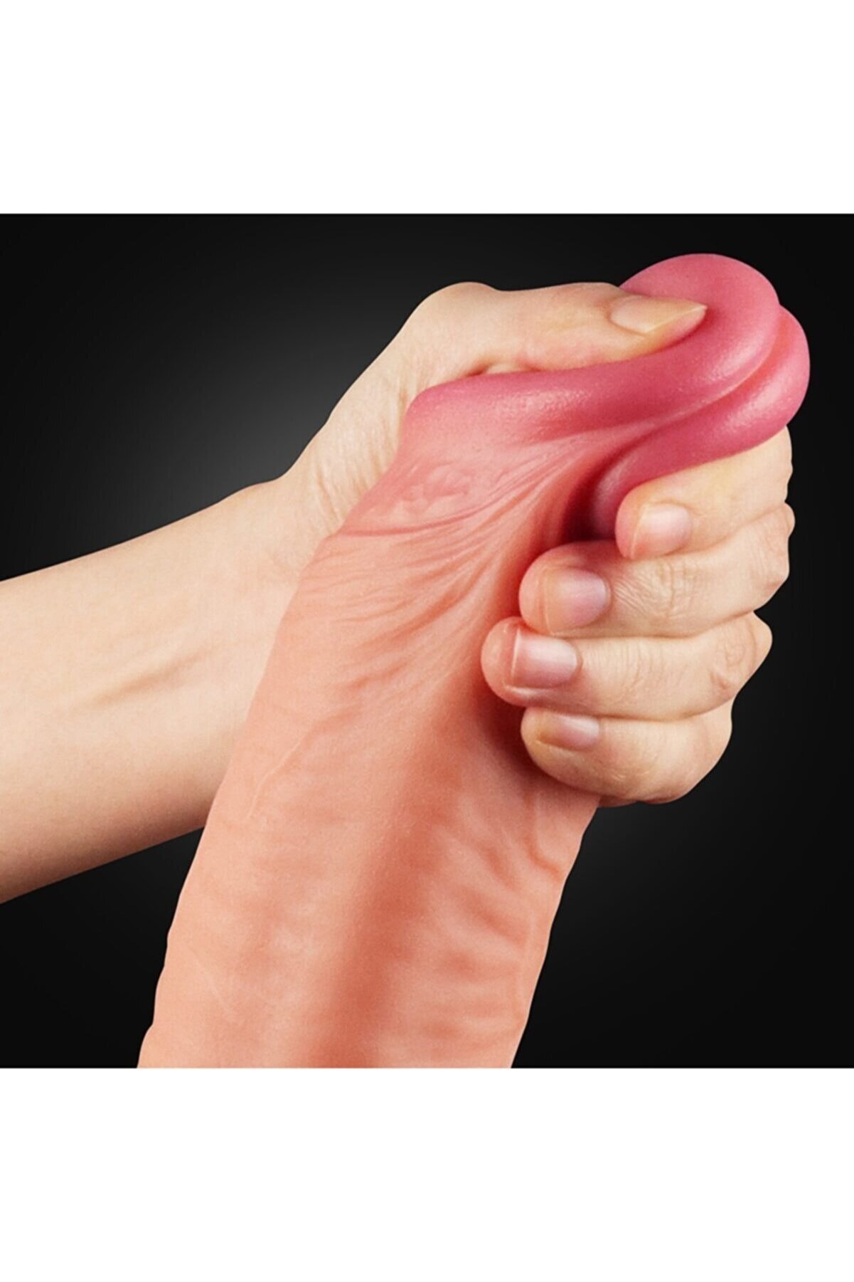 Meyrabest Lovetoy Nature Cock Ekstra Yumuşak &Ouml;zel &Ccedil;i̇ft Dokulu 26 Cm Reali̇sti̇k Peni̇s Lv411013