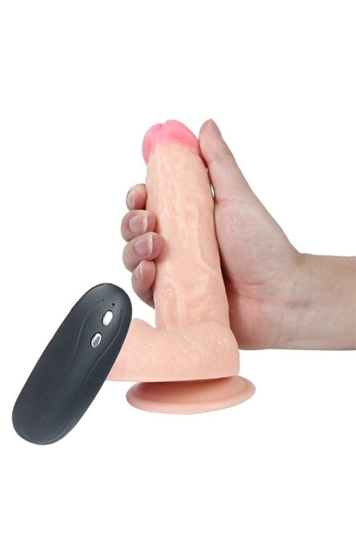 Meyrabest Di̇ldo Seri̇es Kassadi̇n 18 Cm 10 Modlu Ti̇treşi̇mli̇ Di̇ldo