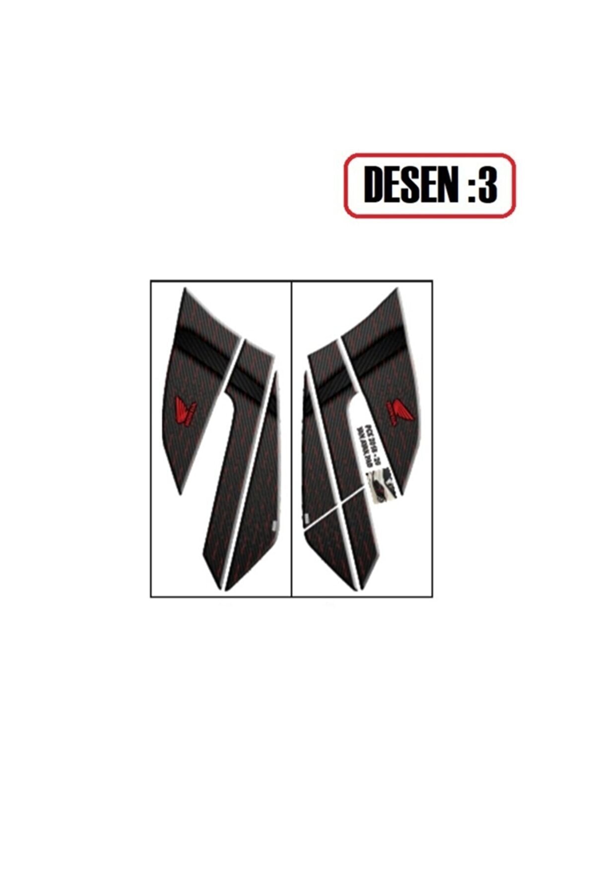 Gogo Honda Pcx Yan Ayak Pad Set 8 Par&ccedil;a (2018)