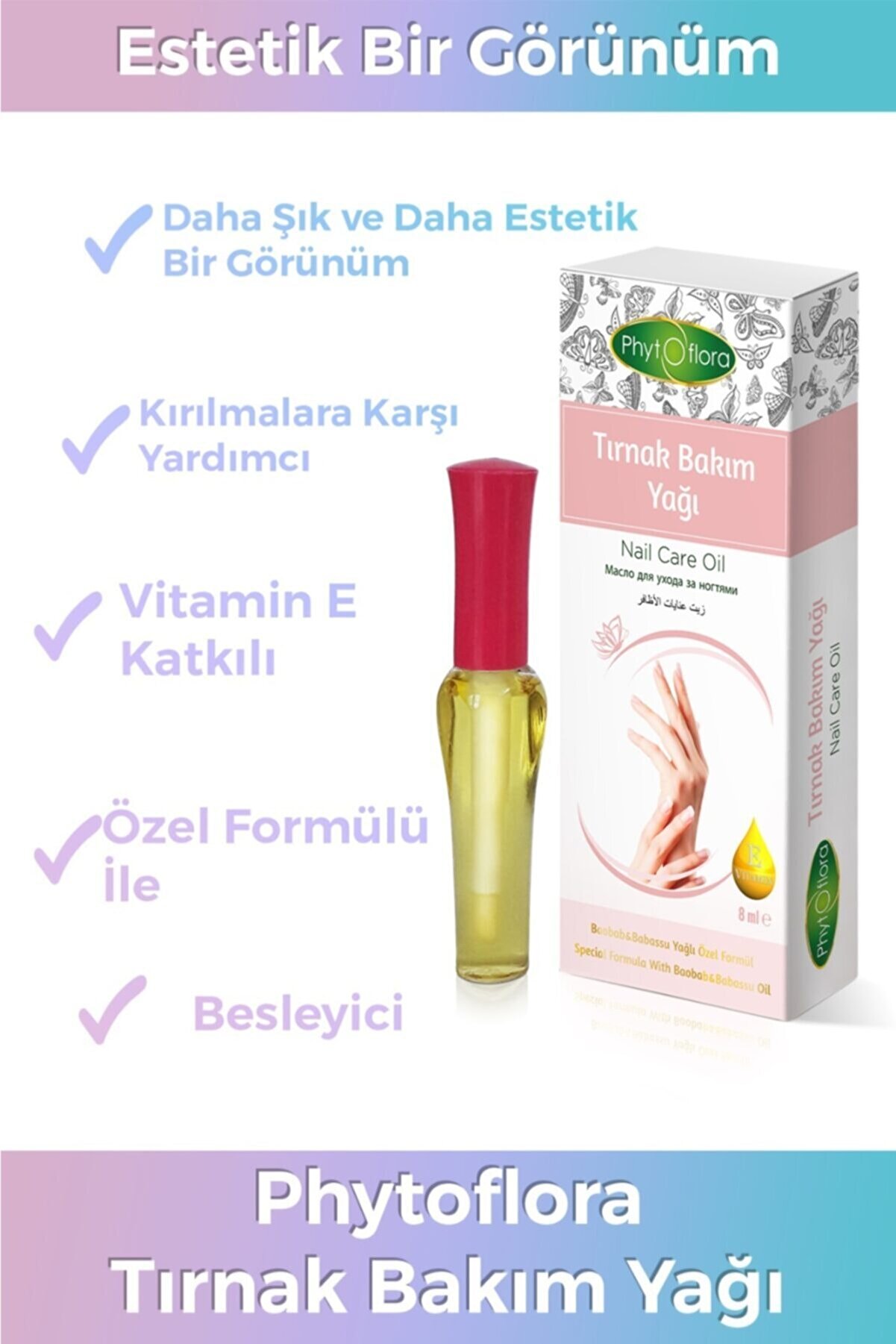 Hi̇ndi̇stan Cevi̇zi̇ Yağlı Saç Bakım Spreyi̇ 120 Ml Ve Tırnak Bakım Yağı