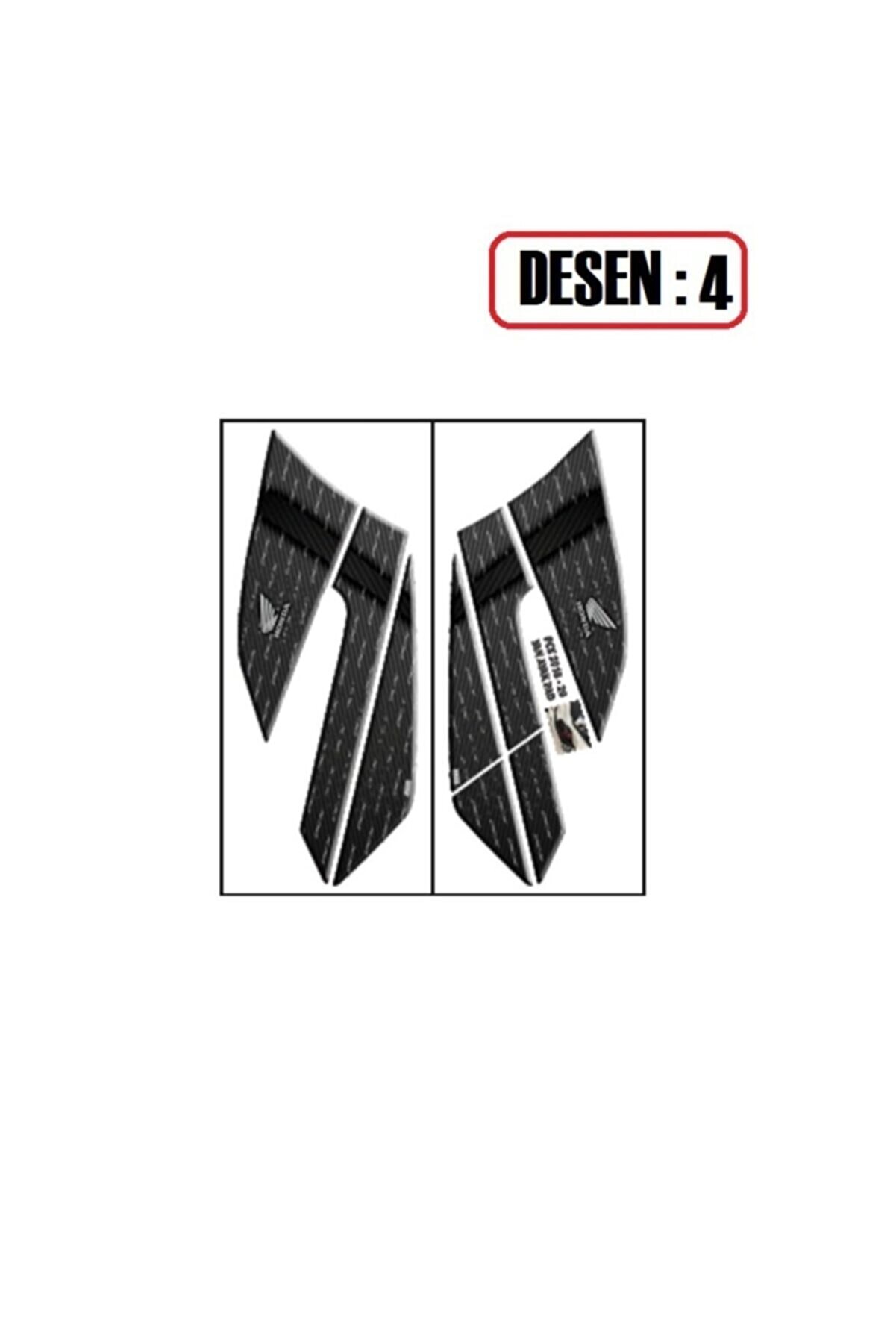 Gogo Honda Pcx Yan Ayak Pad Set 8 Par&ccedil;a (2018)