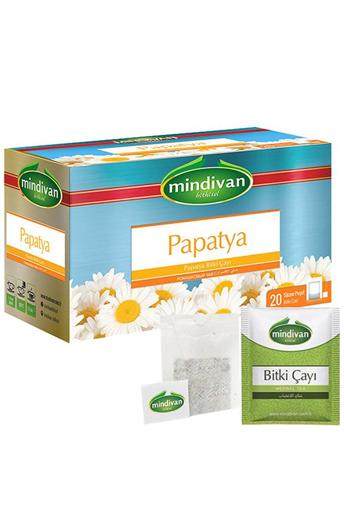 Mindivan Papatya Çayı 20'li Bitki Çayı