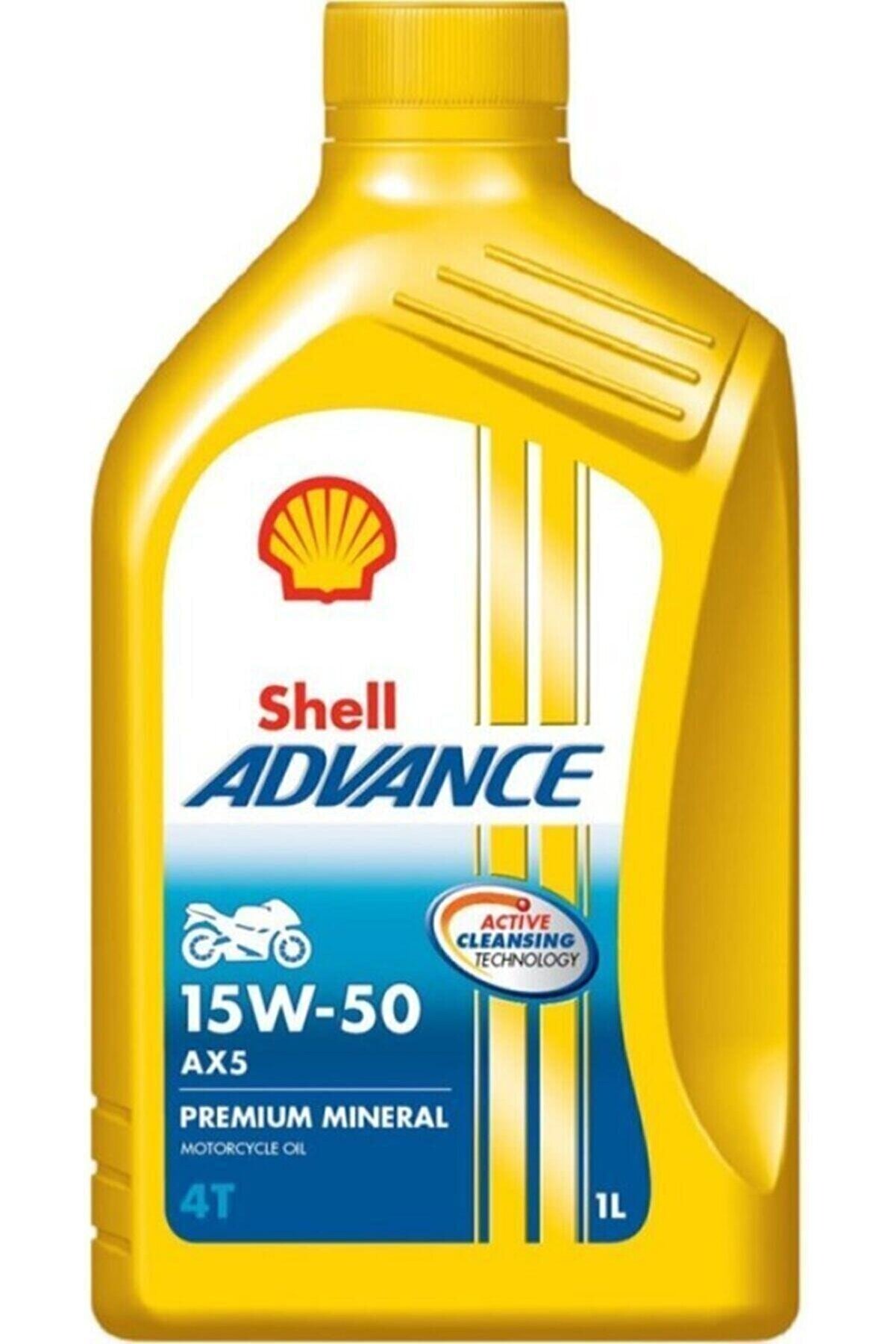 Organi̇k K&ouml;y Shell Yağ 15/50 Advance 4T Ax5 1 Lt Motosi̇klet Yağı