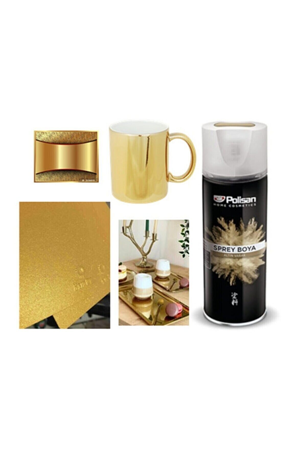 Poli̇san Metali̇k Sprey Boya Altın