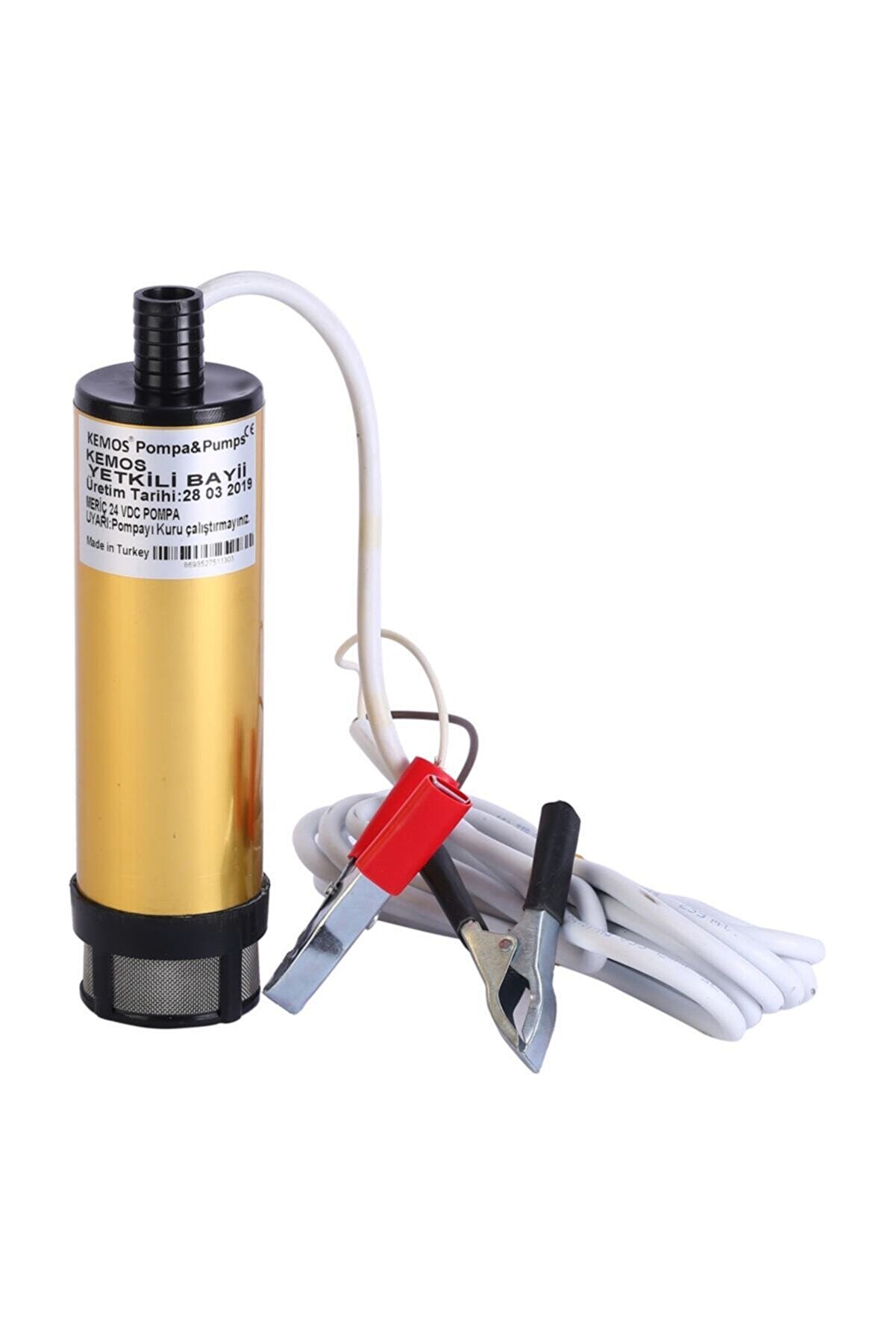 Kemos Alümi̇nyum Gövde 24V Mazot Ve Sıvı Aktarma Pompası