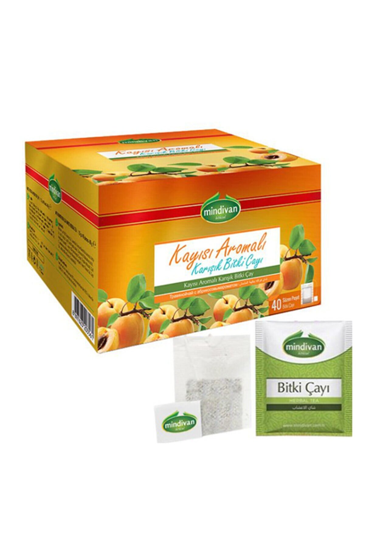 Kayısı Form Çay 40 Poşet Çay