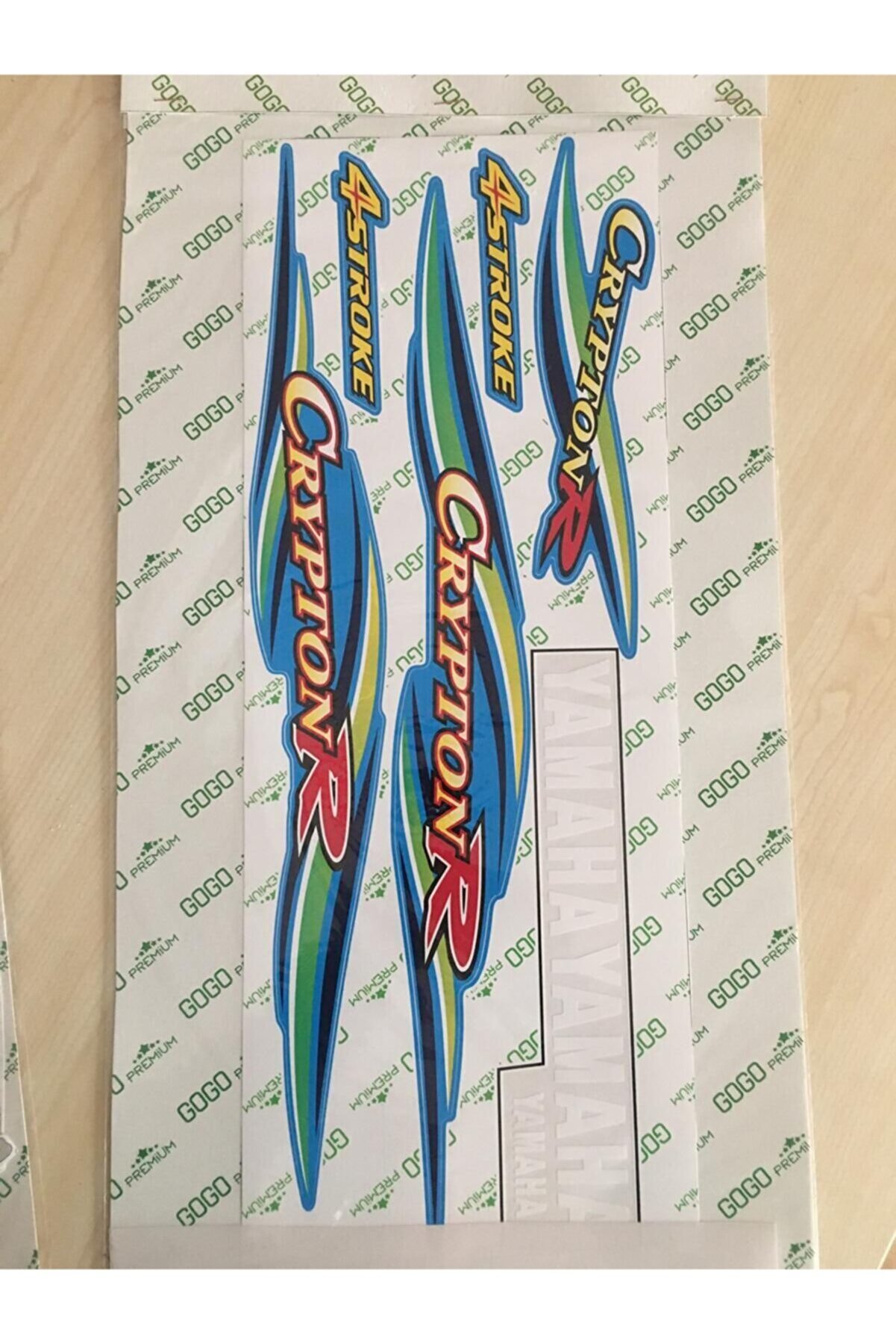 Yamaha Crypton R &Ccedil;ıkartma Seti̇ Mavi̇