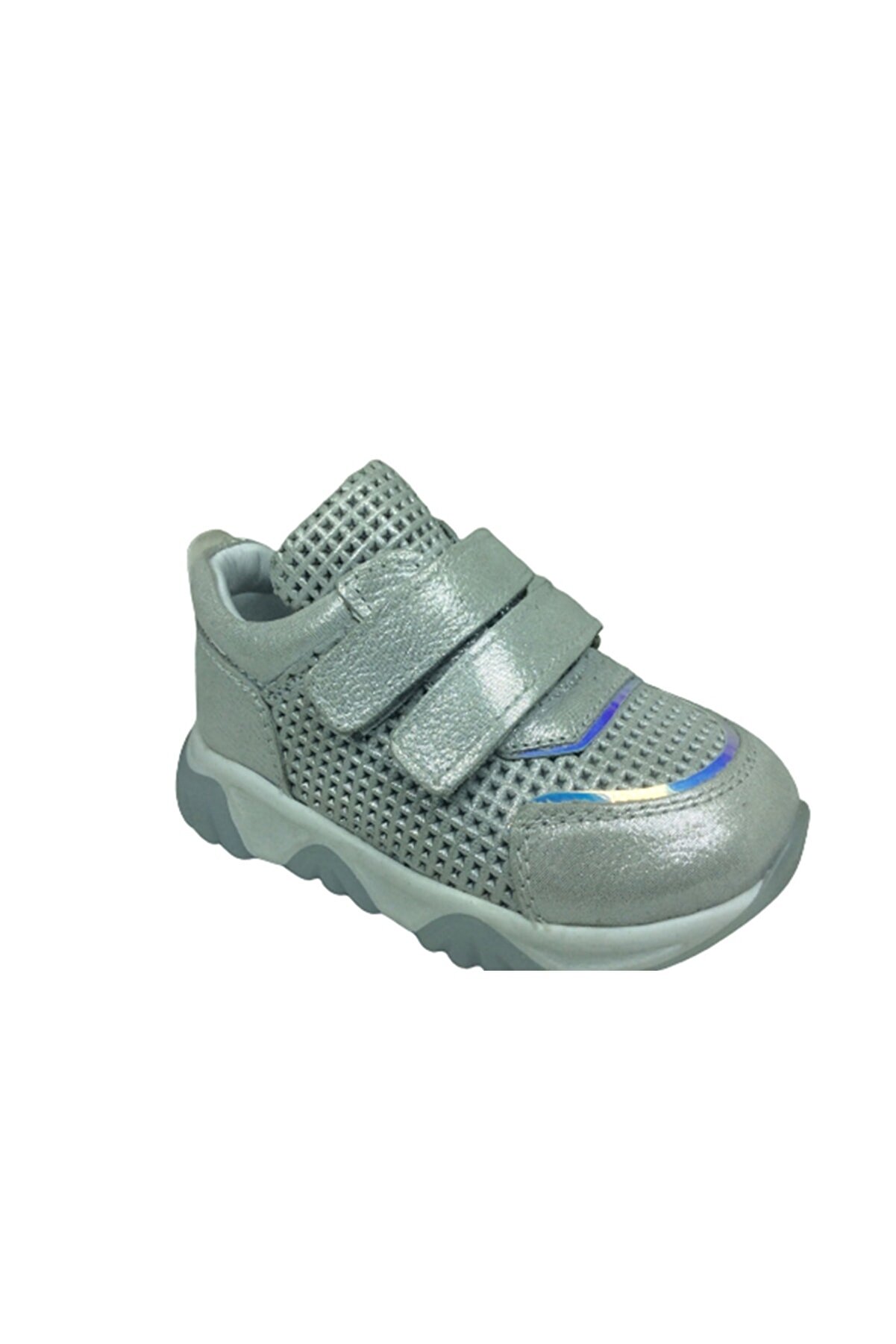 Bebe Kız Çocuk Spor Ayakkabı Gümüş Lazerli̇ Cırtlı%100Derı Anatomi̇k