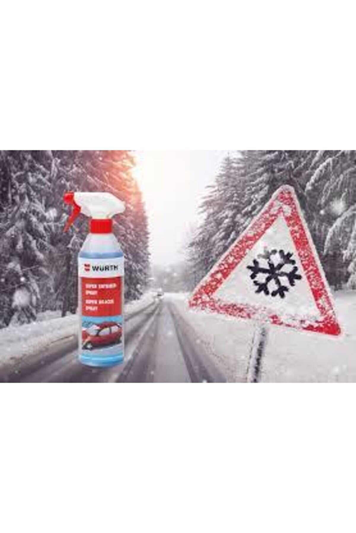 FABE SHOP Ata Ticaret Würth Buz Çözücü Sprey 500 ml Oto Buz Önleyici