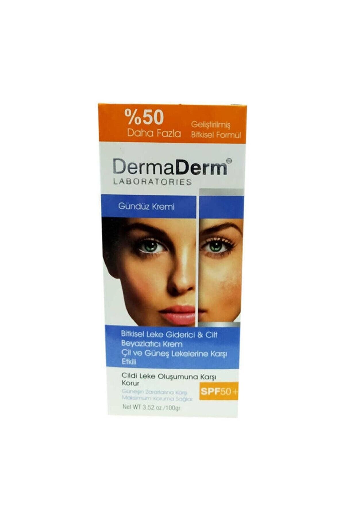 DermaDerm Leke Giderici Gündüz Kremi 100 gr